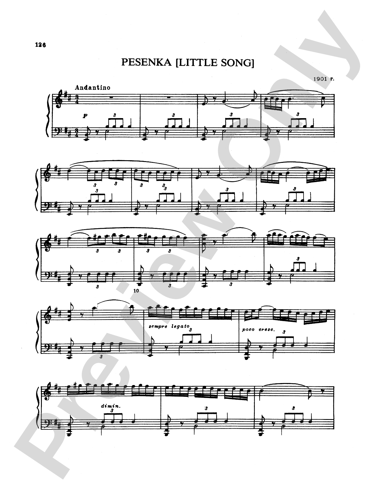 Rimsky-Korsakov: Piano Solos, Volume II