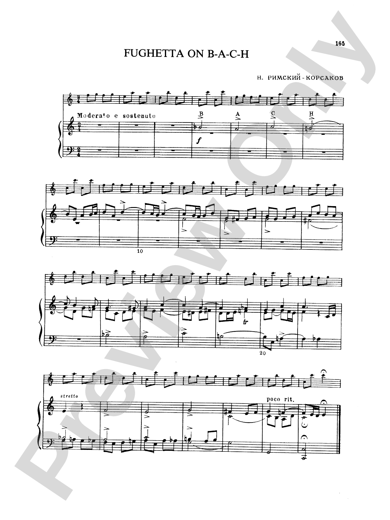 Rimsky-Korsakov: Piano Duets, Volume III