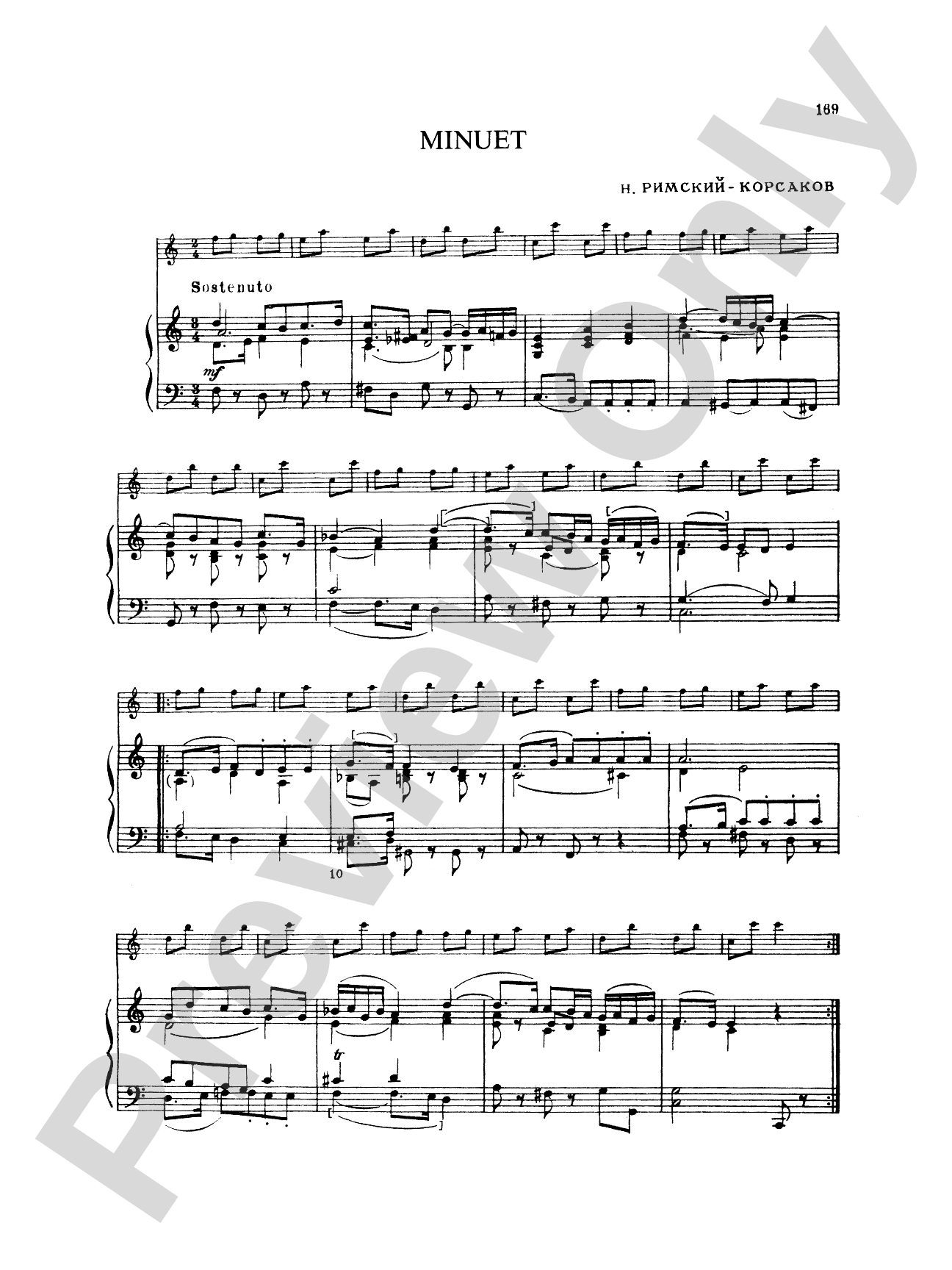Rimsky-Korsakov: Piano Duets, Volume III