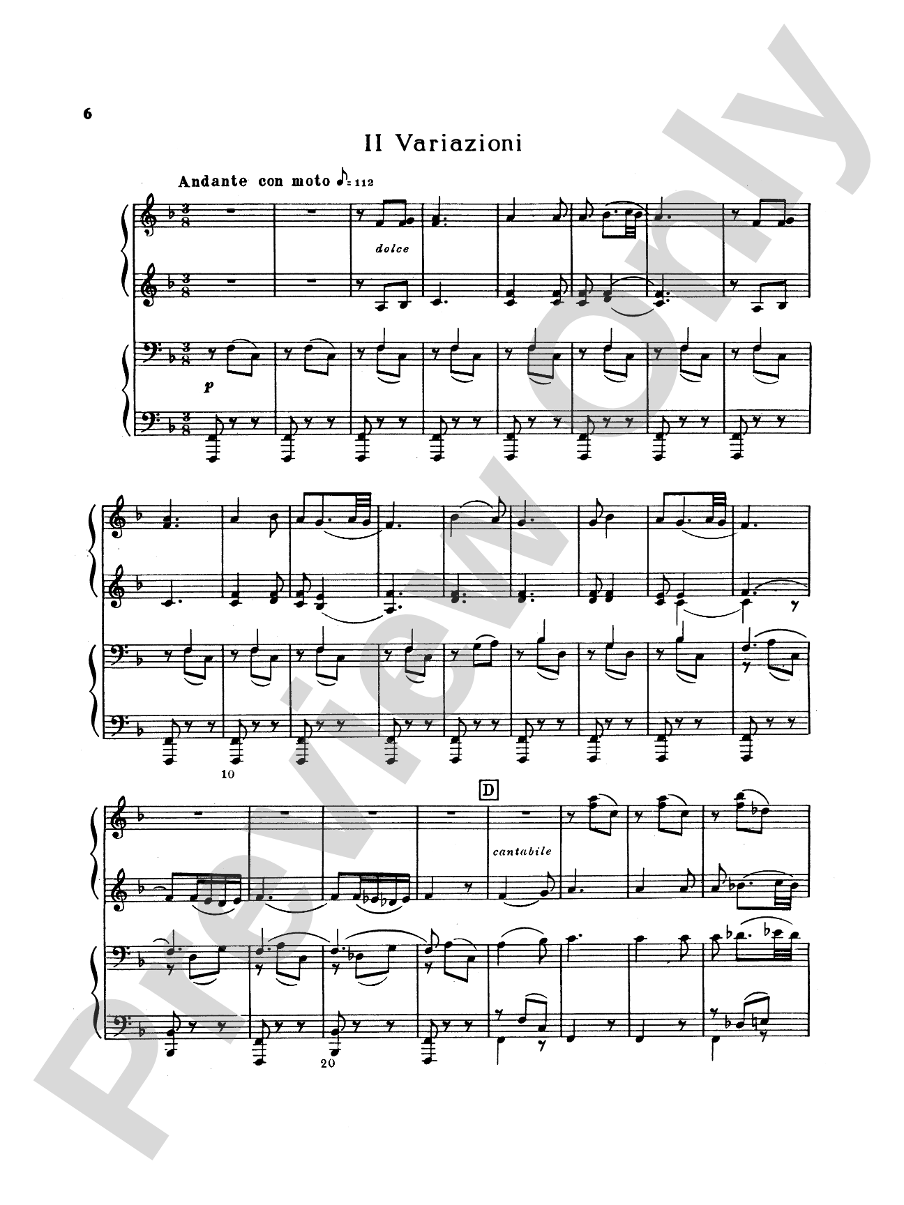 Rimsky-Korsakov: Capriccio Espagnole Piano Duet