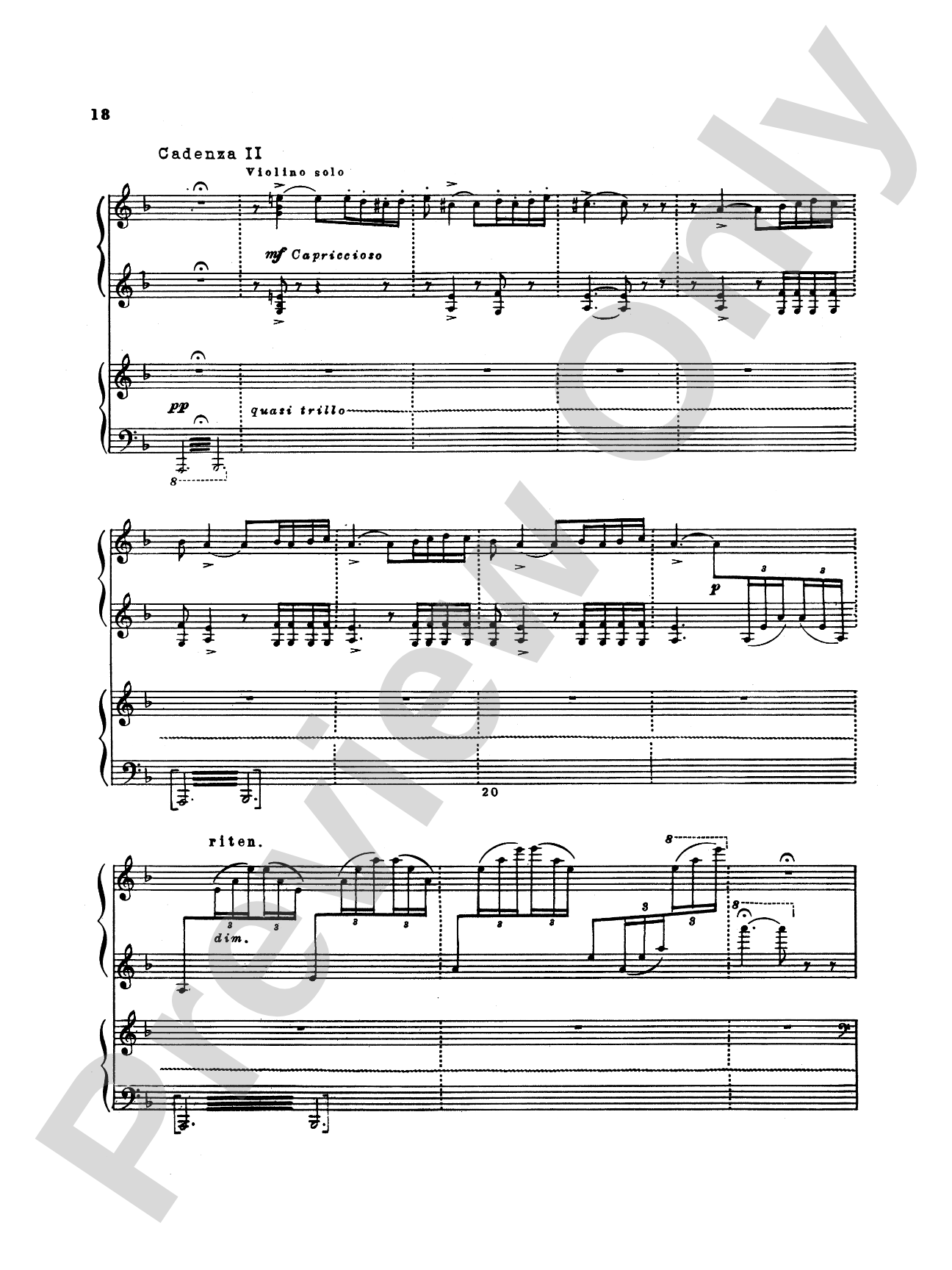 Rimsky-Korsakov: Capriccio Espagnole Piano Duet