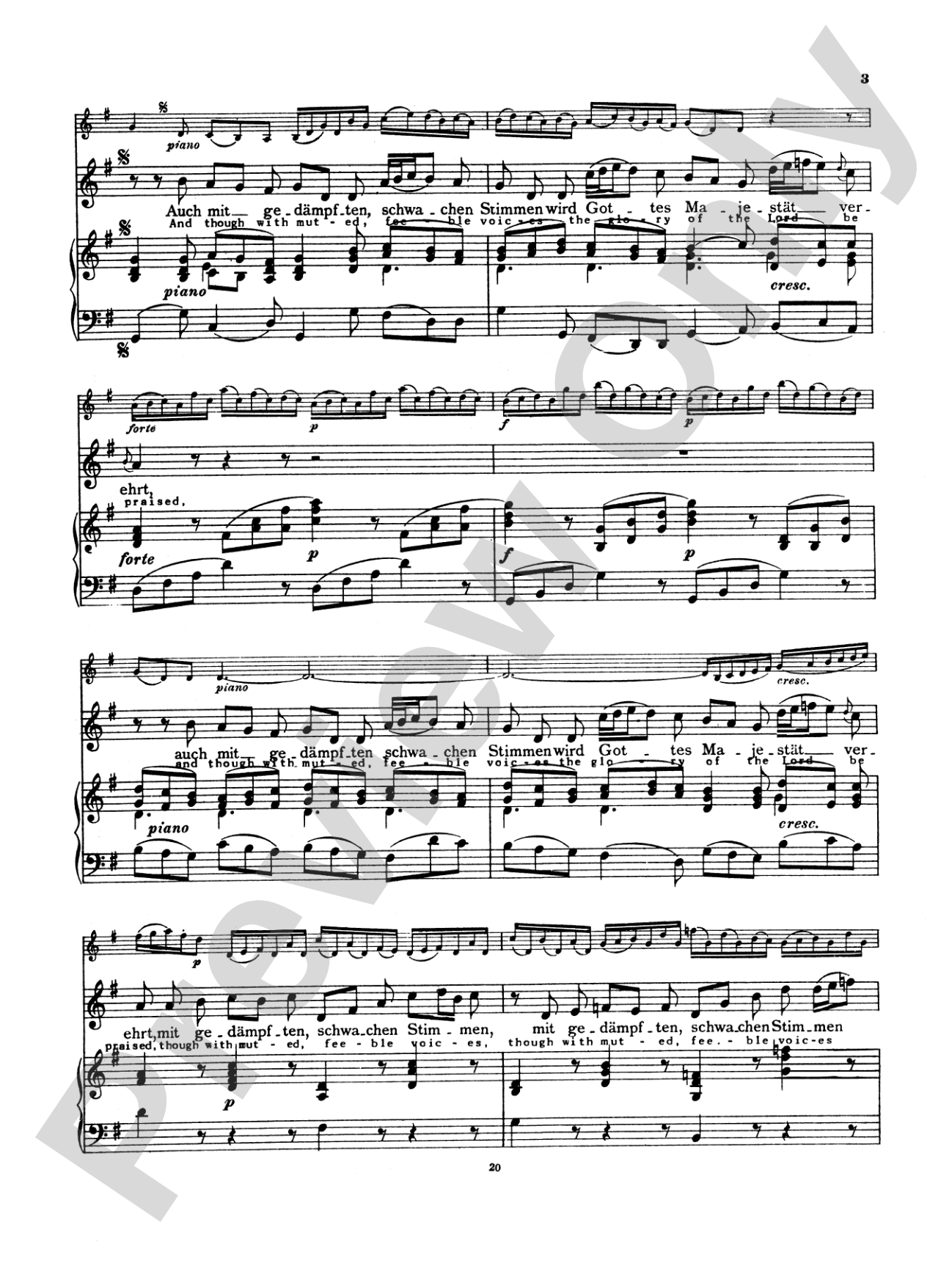 Bach: Soprano Arias from Church Cantatas, Volume I (Sacred) (German/English): Vocal Book
