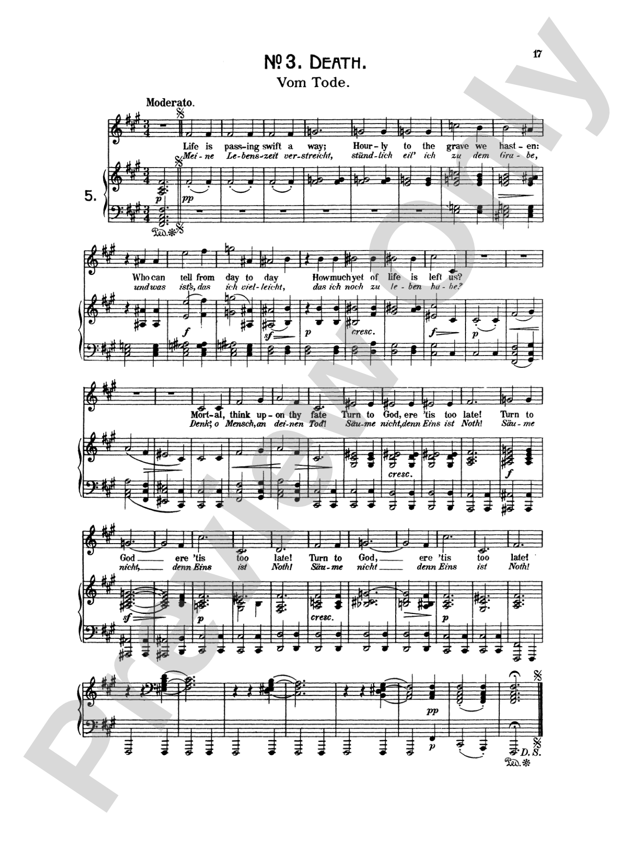 Beethoven: Songs (Complete)-- 66 songs, mostly for Medium Voice (German/English)