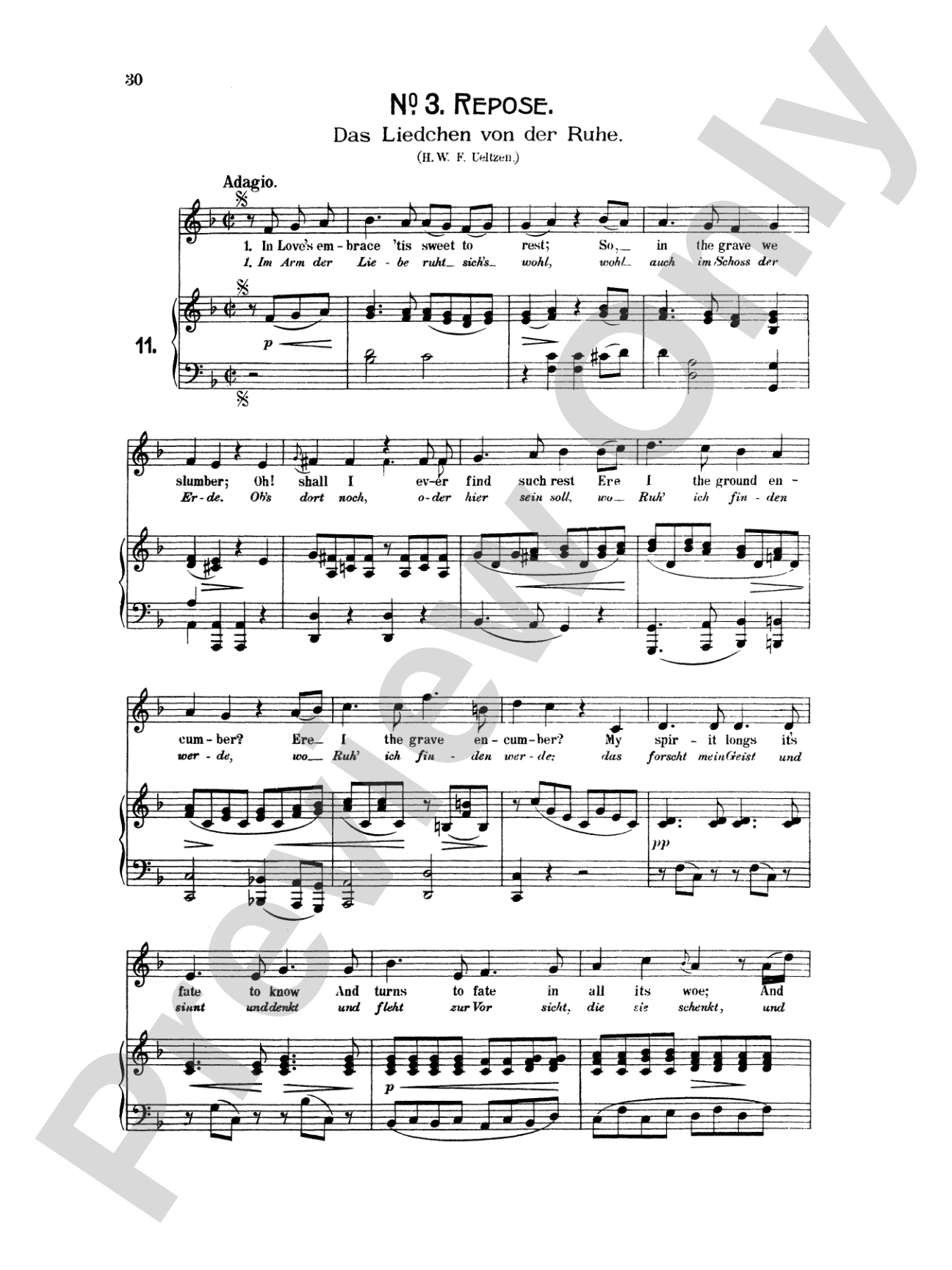 Beethoven: Songs (Complete)-- 66 songs, mostly for Medium Voice (German/English)