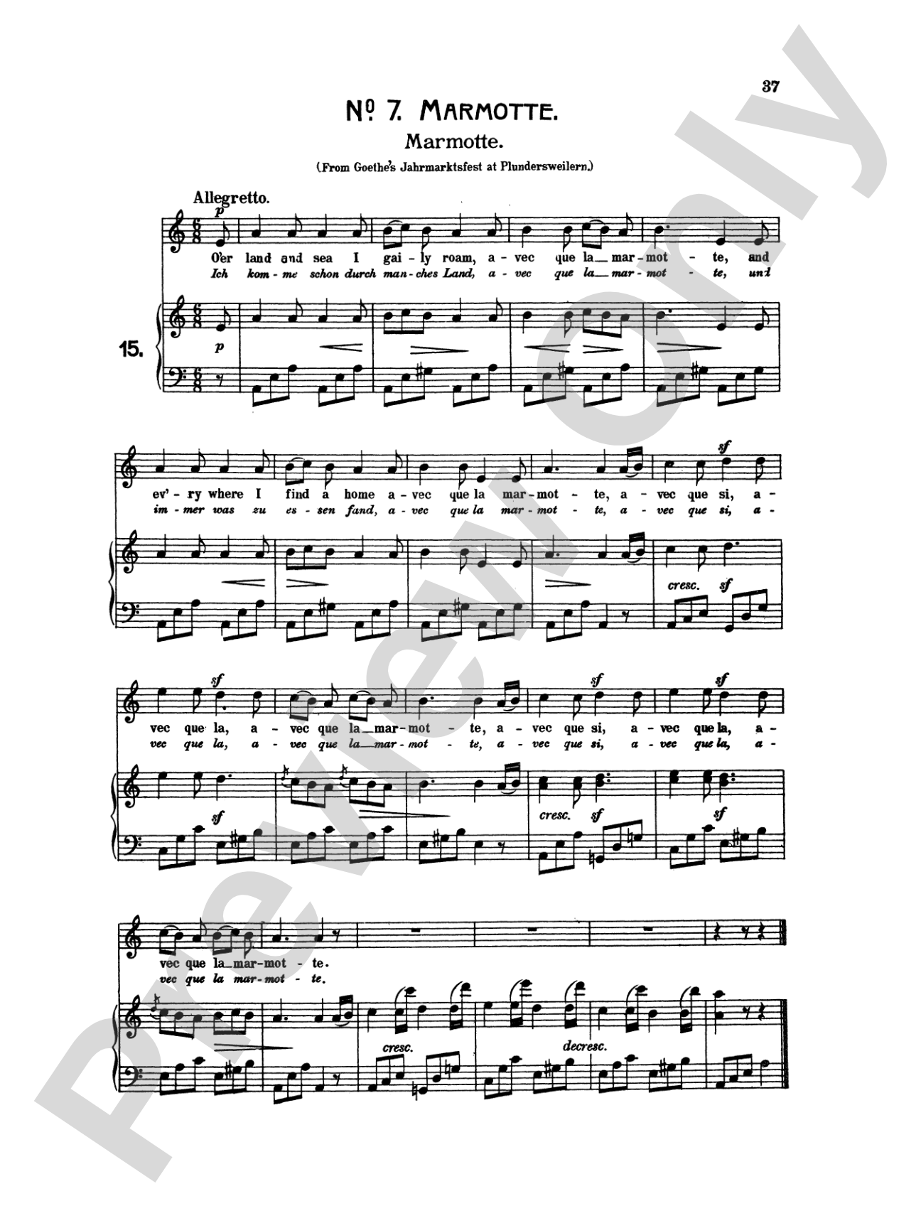 Beethoven: Songs (Complete)-- 66 songs, mostly for Medium Voice (German/English)