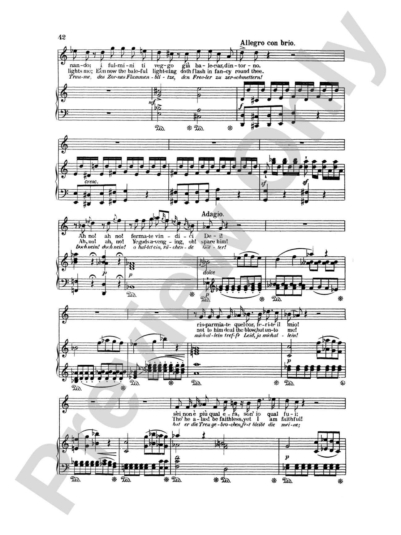 Beethoven: Songs (Complete)-- 66 songs, mostly for Medium Voice (German/English)