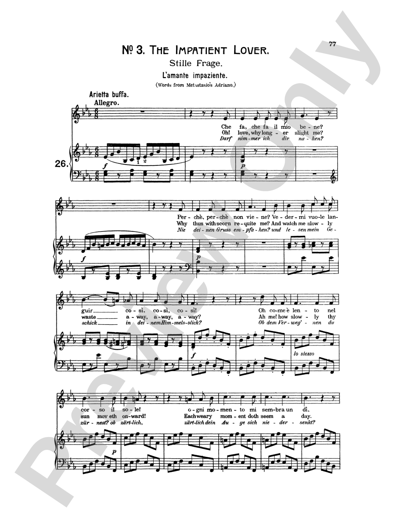 Beethoven: Songs (Complete)-- 66 songs, mostly for Medium Voice (German/English)