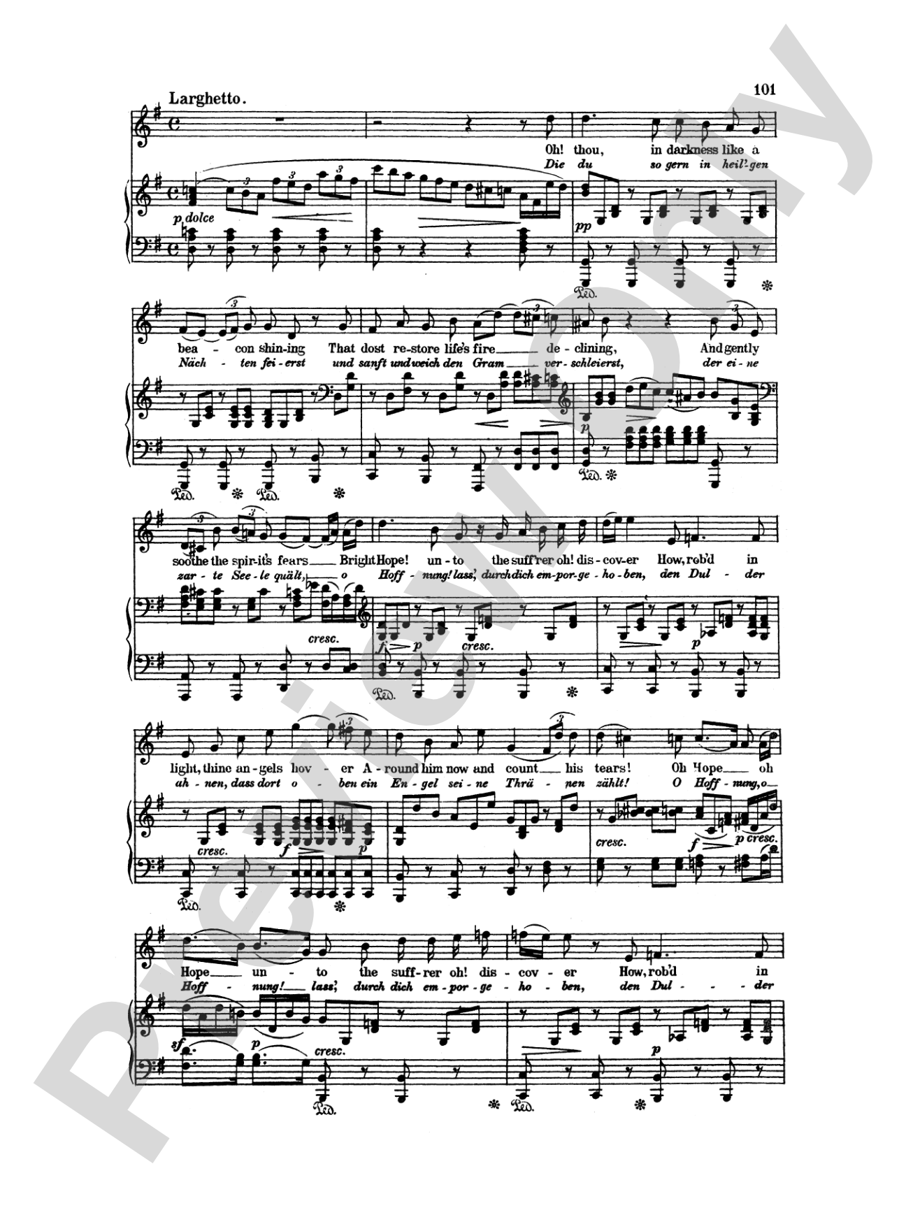 Beethoven: Songs (Complete)-- 66 songs, mostly for Medium Voice (German/English)