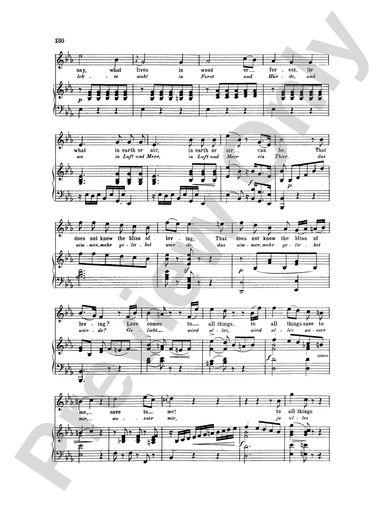 Beethoven: Songs (Complete)-- 66 songs, mostly for Medium Voice (German/English)