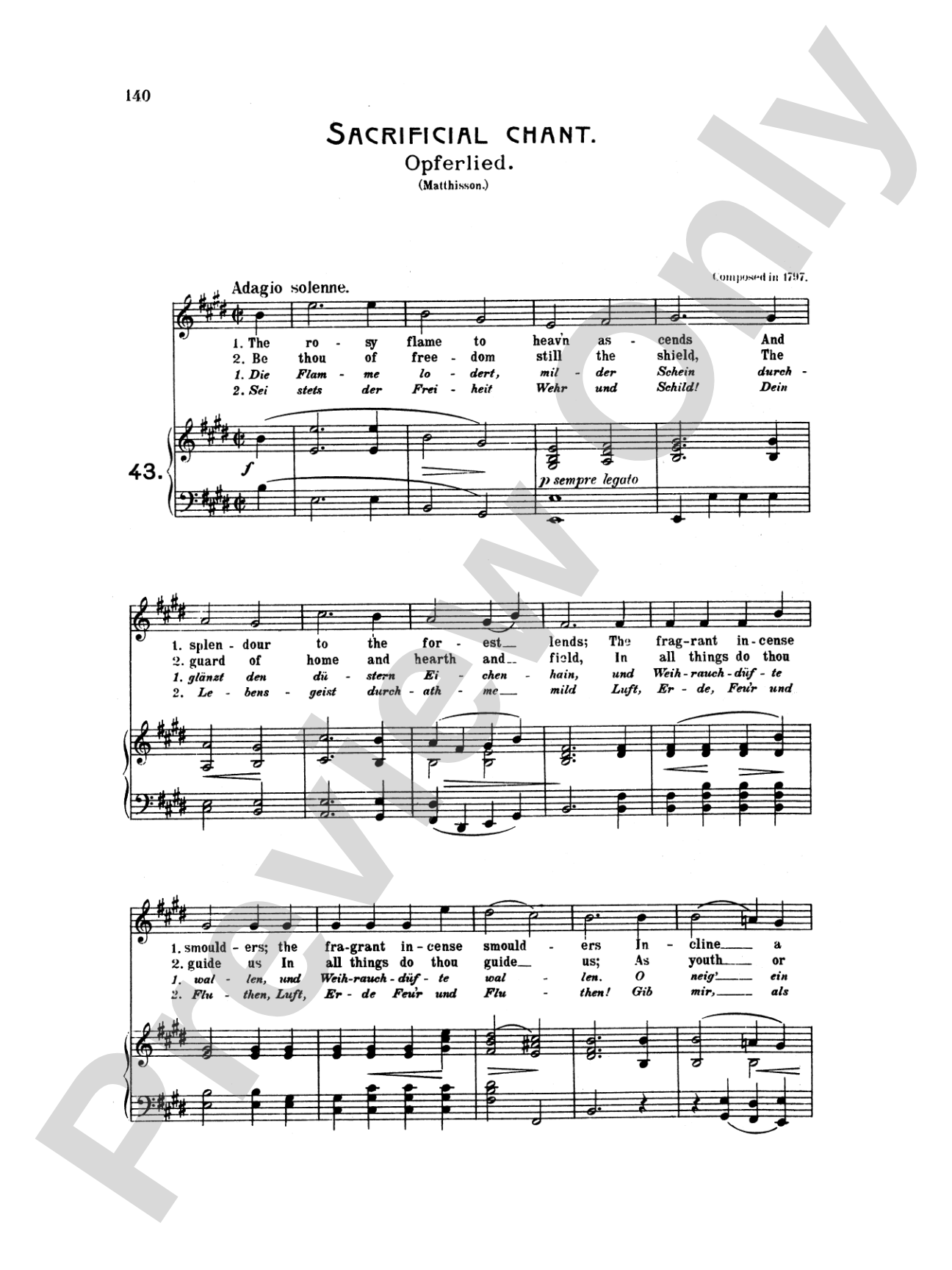 Beethoven: Songs (Complete)-- 66 songs, mostly for Medium Voice (German/English)