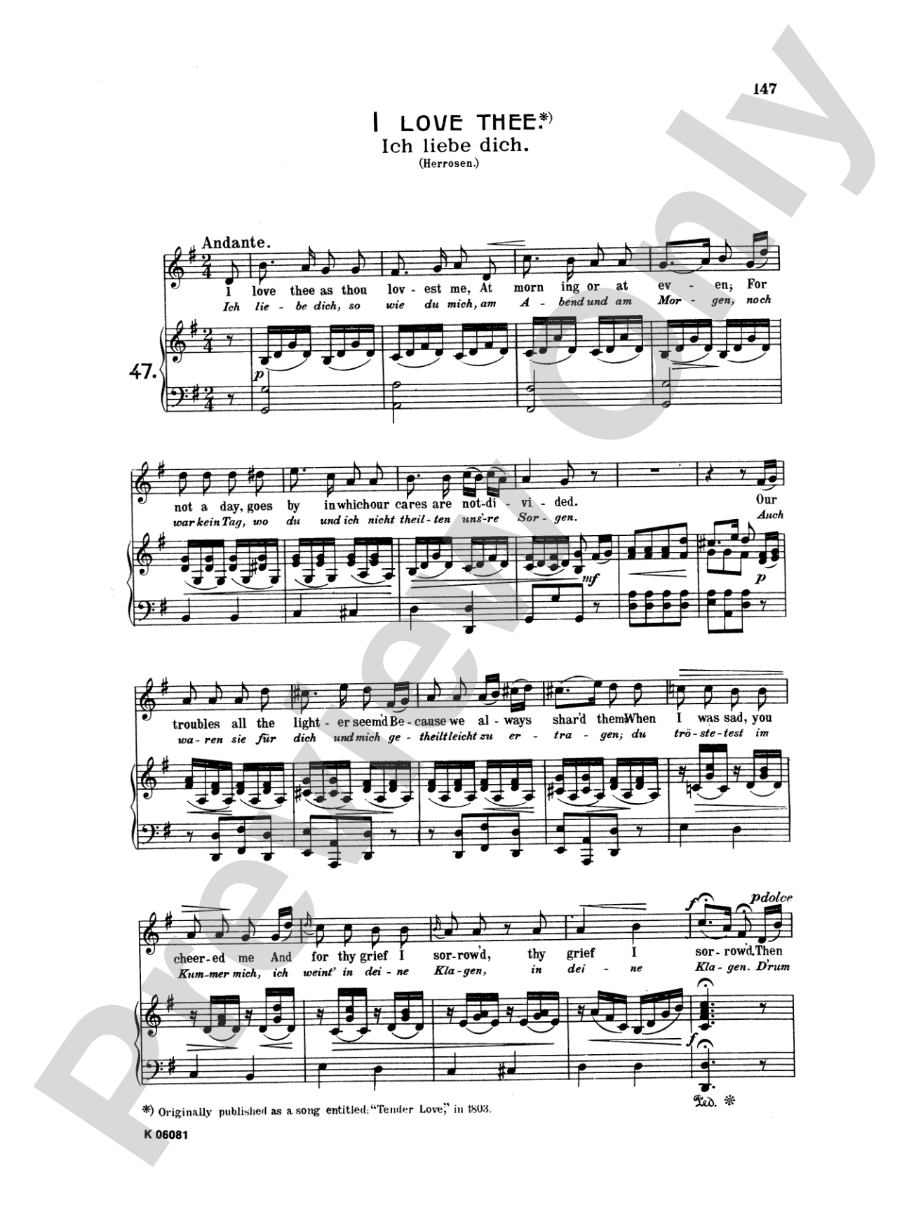 Beethoven: Songs (Complete)-- 66 songs, mostly for Medium Voice (German/English)