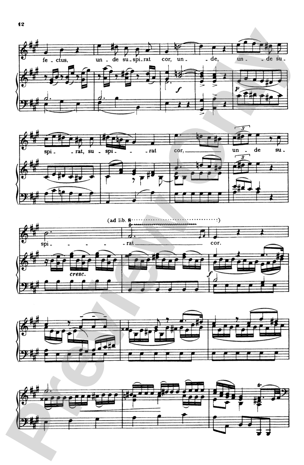 Mozart: Exultate Jubilate, K. 165, Motet for Soprano (Latin): Motet for Soprano Voice Book