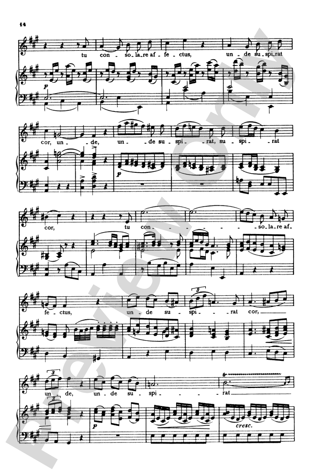 Mozart: Exultate Jubilate, K. 165, Motet for Soprano (Latin): Motet for Soprano Voice Book