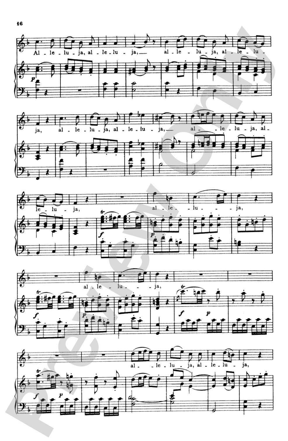 Mozart: Exultate Jubilate, K. 165, Motet for Soprano (Latin): Motet for Soprano Voice Book