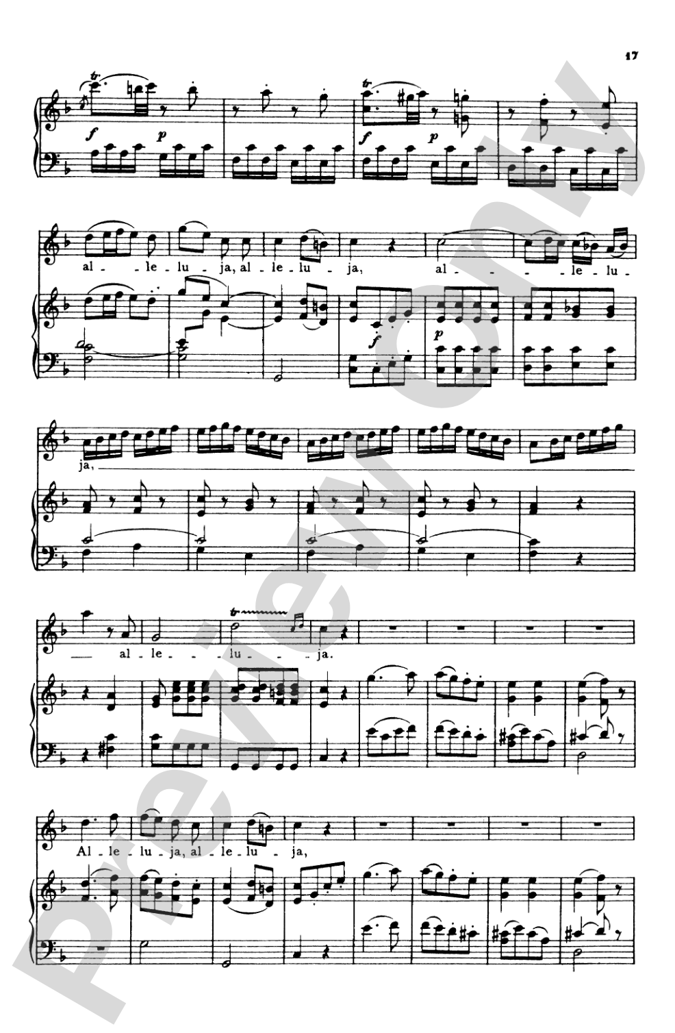 Mozart: Exultate Jubilate, K. 165, Motet for Soprano (Latin): Motet for Soprano Voice Book