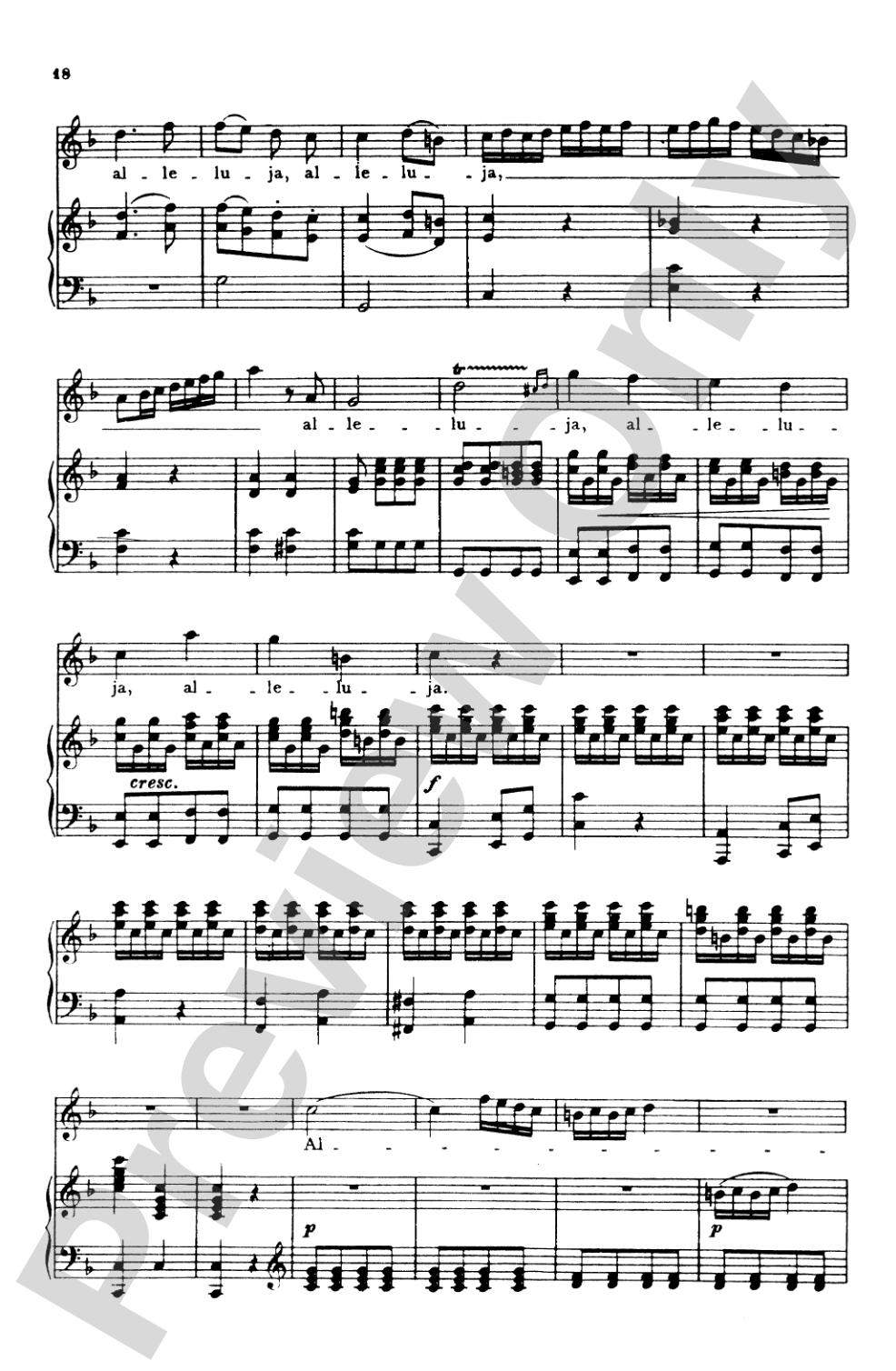 Mozart: Exultate Jubilate, K. 165, Motet for Soprano (Latin): Motet for Soprano Voice Book