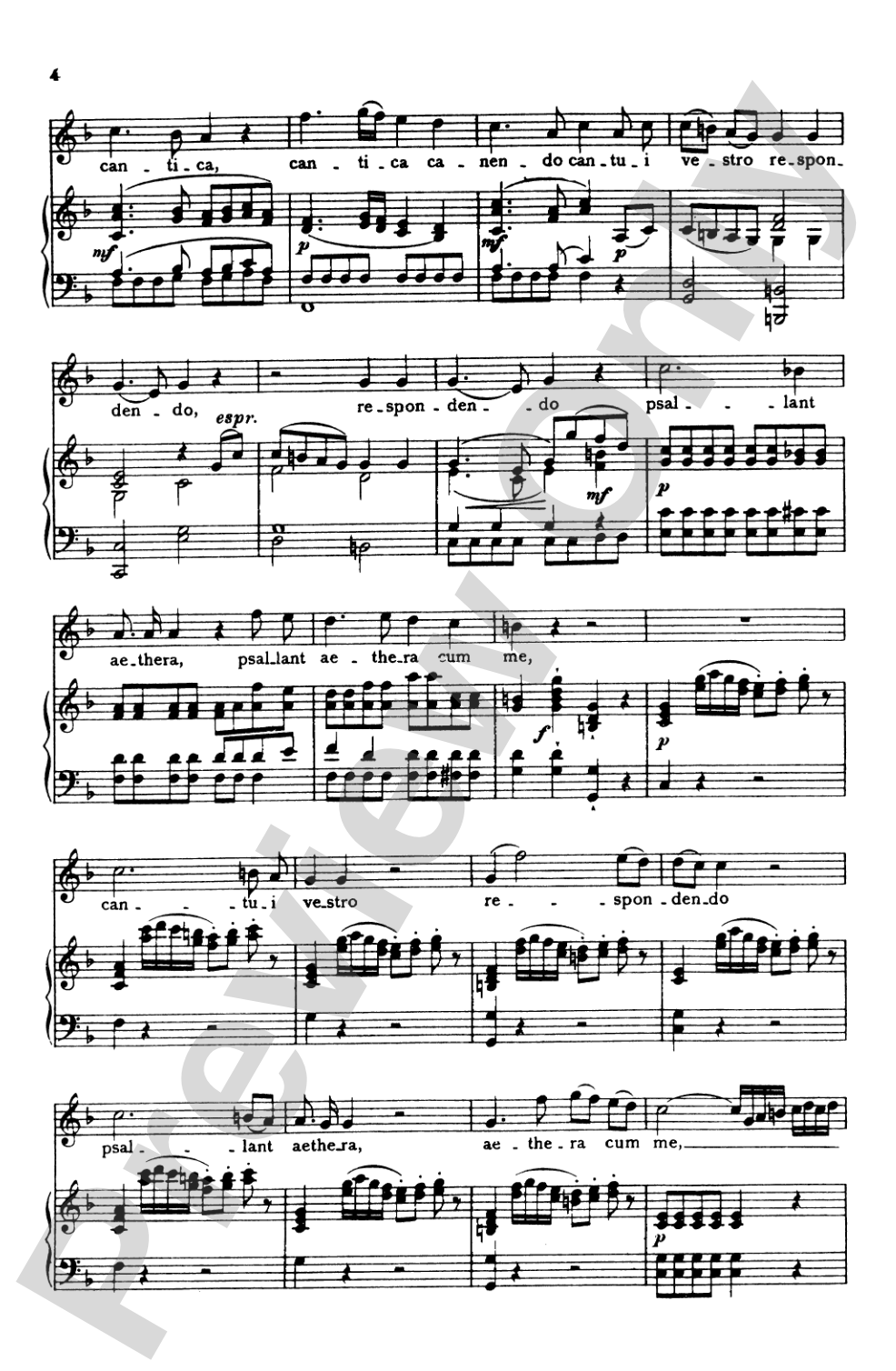 Mozart: Exultate Jubilate, K. 165, Motet for Soprano (Latin): Motet for Soprano Voice Book