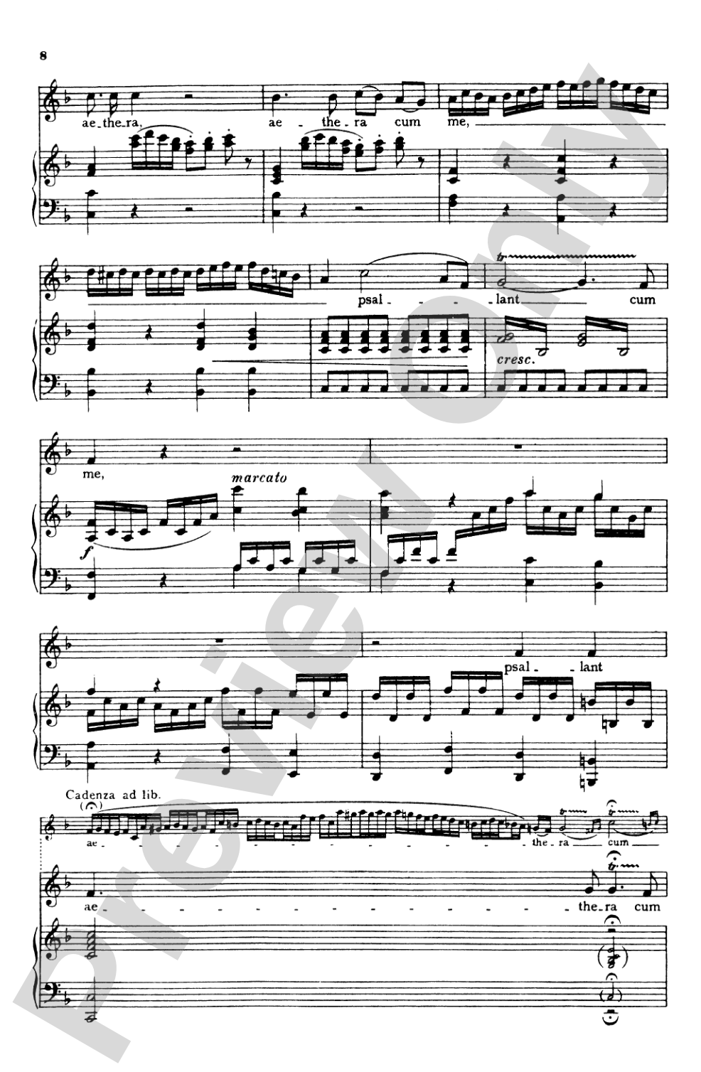 Mozart: Exultate Jubilate, K. 165, Motet for Soprano (Latin): Motet for Soprano Voice Book