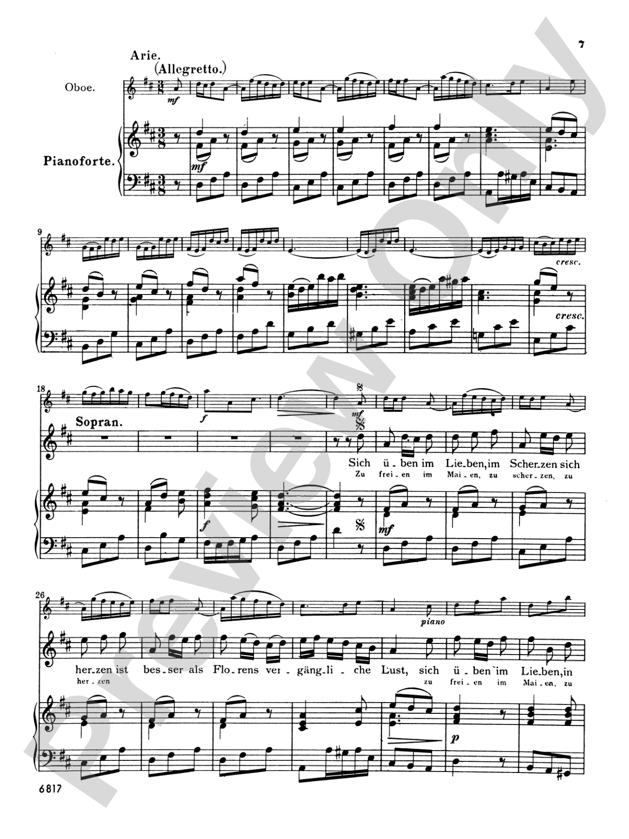 Bach: Soprano Arias from Secular Cantatas, Volume II (German)
