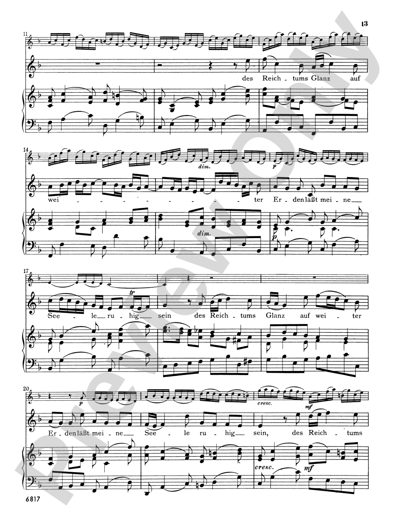 Bach: Soprano Arias from Secular Cantatas, Volume II (German)