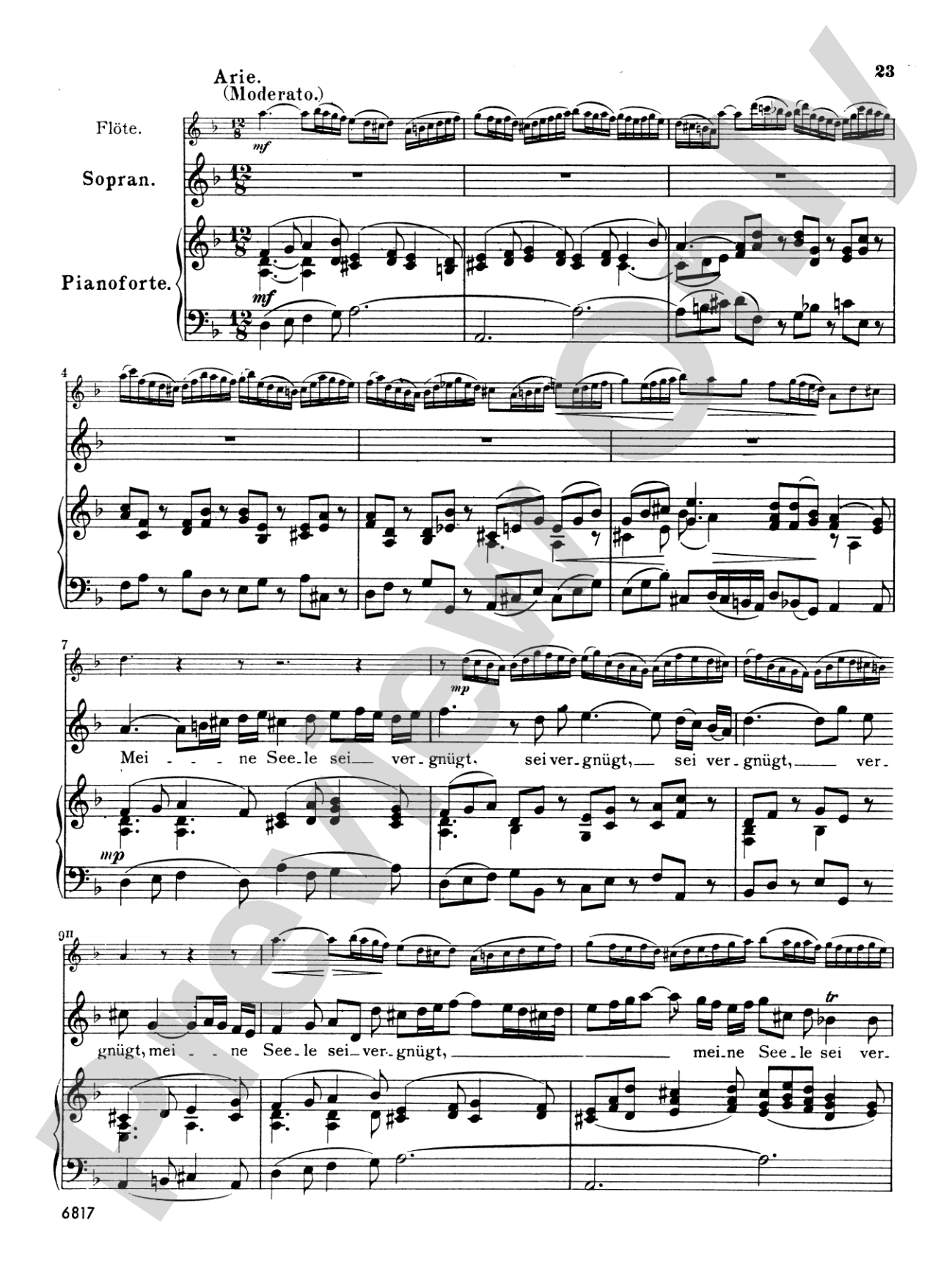 Bach: Soprano Arias from Secular Cantatas, Volume II (German)