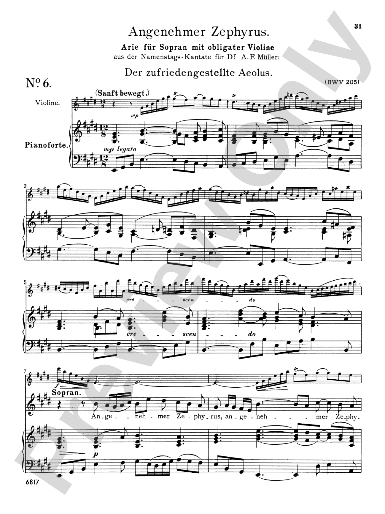 Bach: Soprano Arias from Secular Cantatas, Volume II (German)
