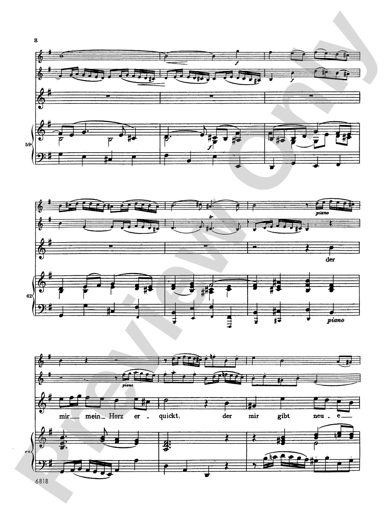 Bach: Soprano Arias from Church Cantatas, Volume III (German): Vocal Book