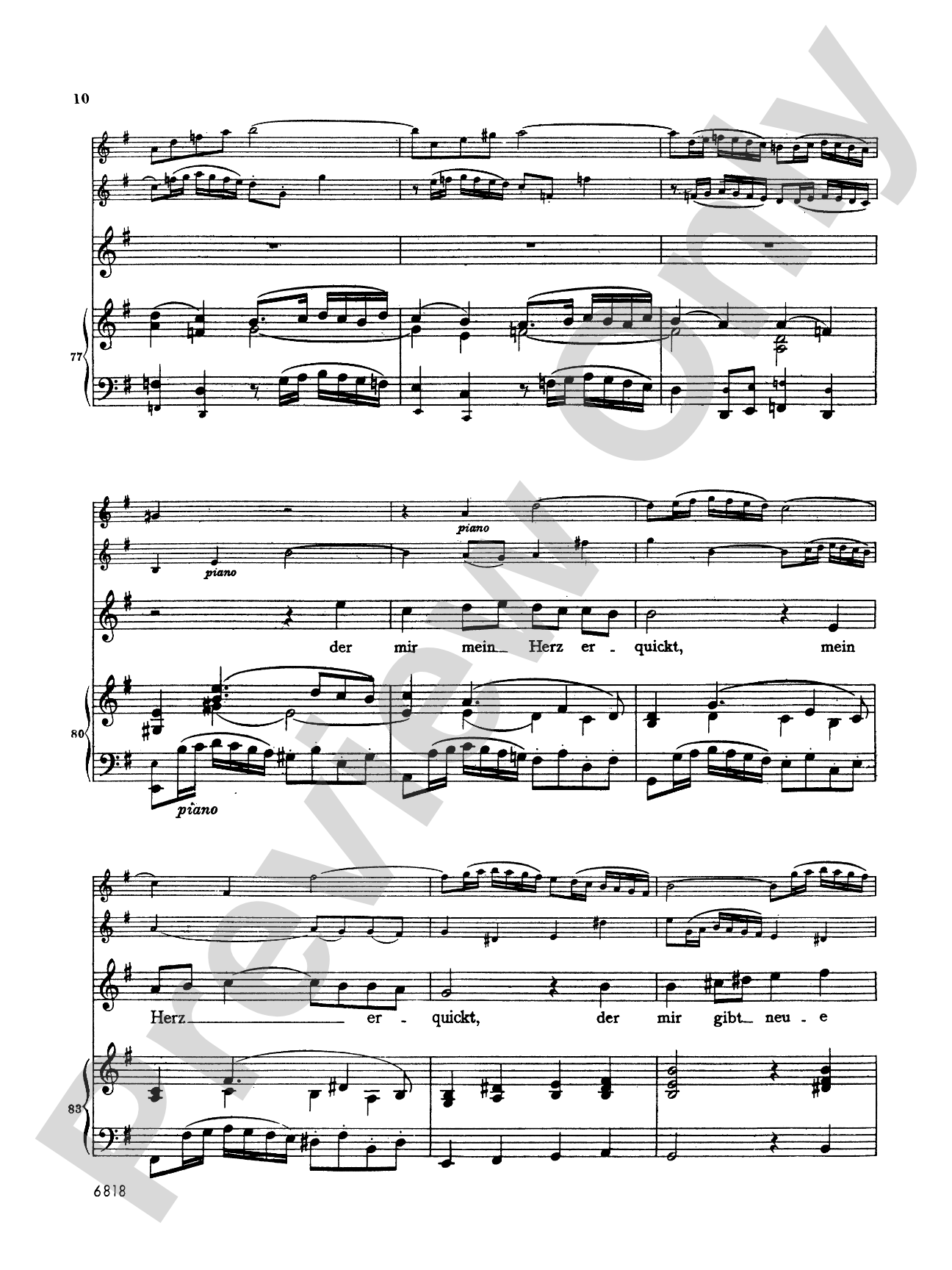 Bach: Soprano Arias from Church Cantatas, Volume III (German): Vocal Book