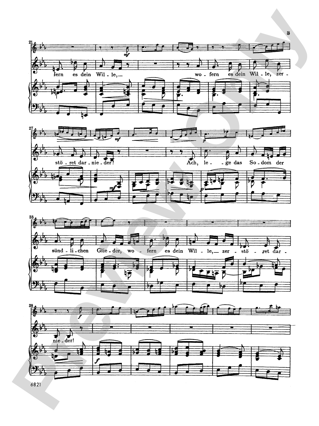 Bach: Contralto Arias, Volume III (German): Vocal Book