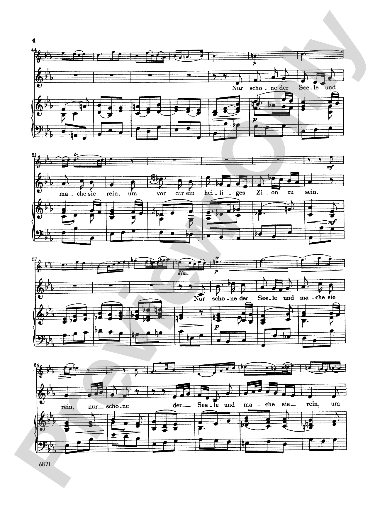 Bach: Contralto Arias, Volume III (German): Vocal Book