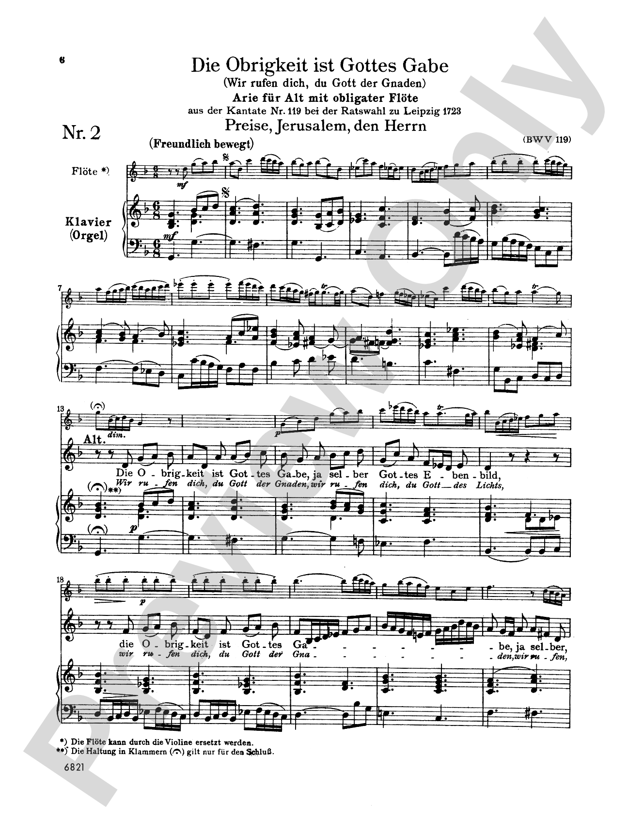 Bach: Contralto Arias, Volume III (German)