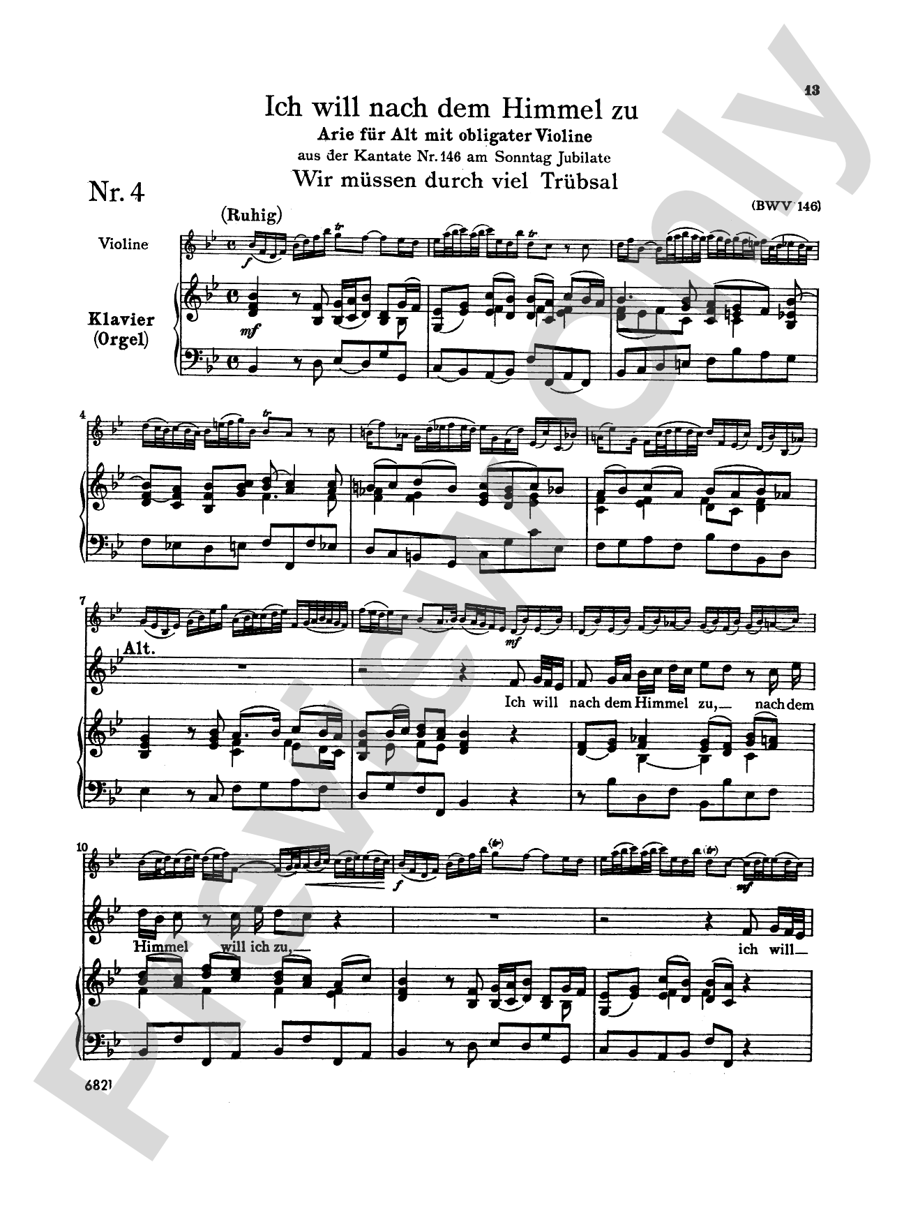 Bach: Contralto Arias, Volume III (German)