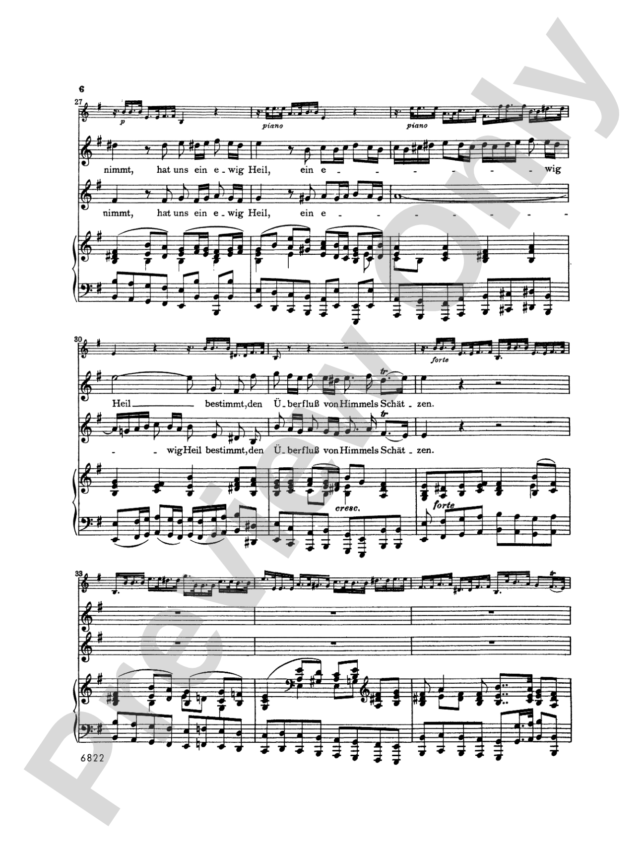 Bach: Arias from Church Cantatas (Soprano and Alto), Volume I (3 Duets) (German): Vocal Book