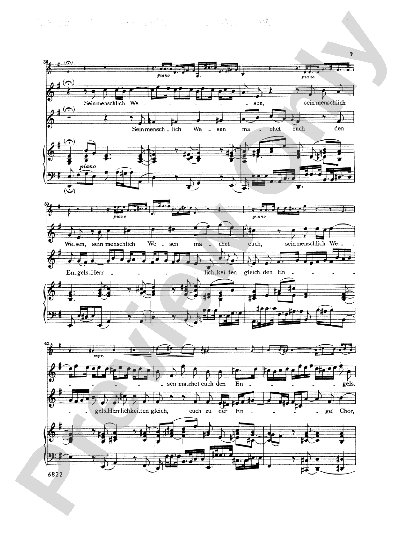 Bach: Arias from Church Cantatas (Soprano and Alto), Volume I (3 Duets) (German): Vocal Book