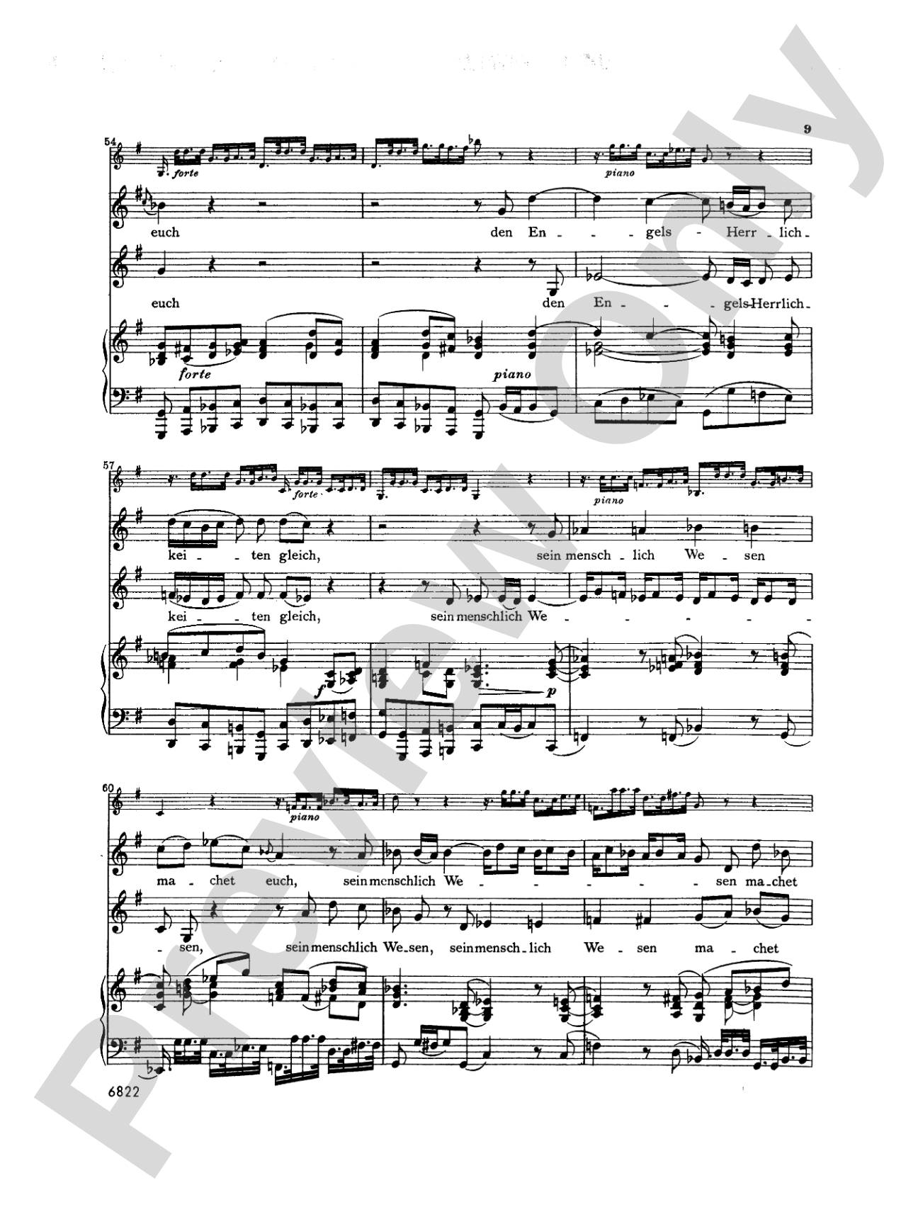 Bach: Arias from Church Cantatas (Soprano and Alto), Volume I (3 Duets) (German): Vocal Book