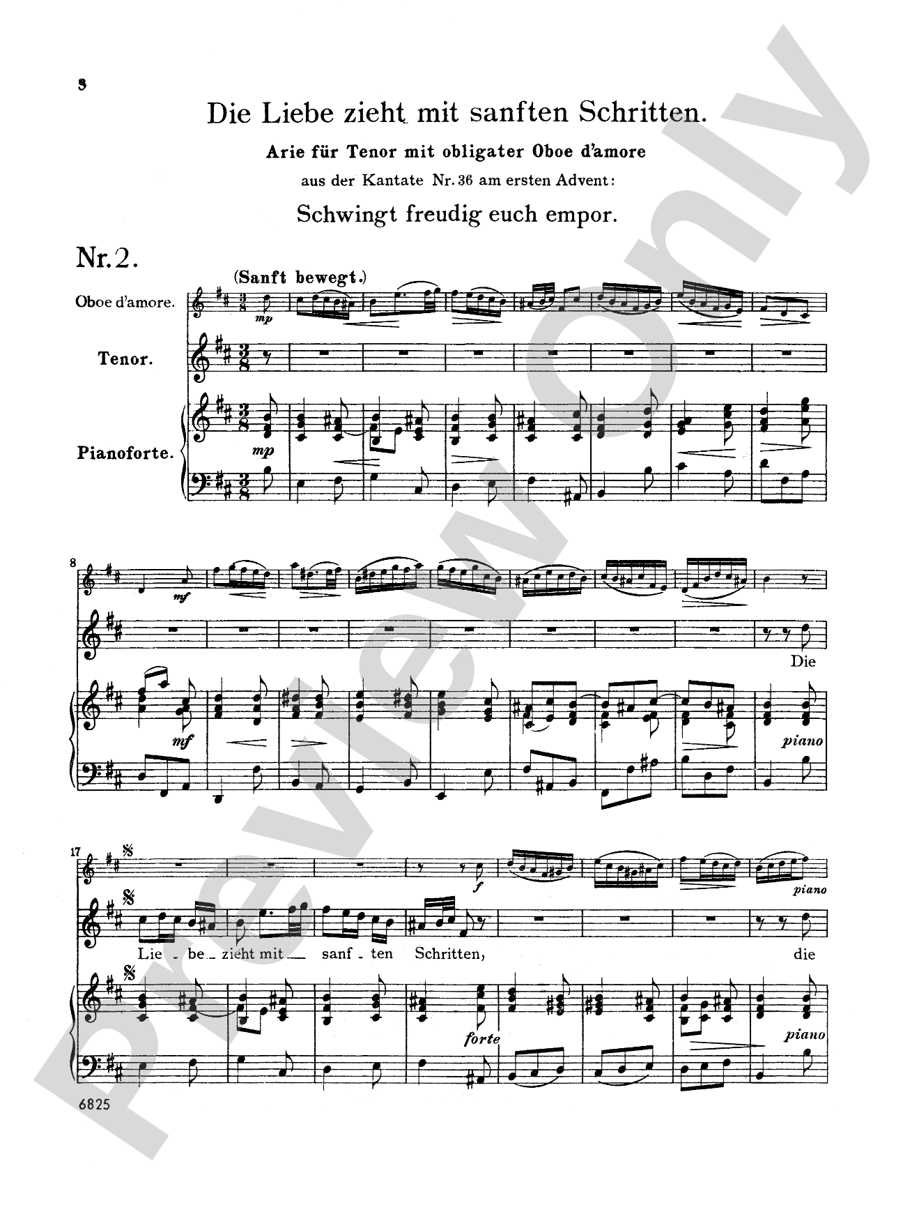 Bach: Tenor Arias, Volume I (German)