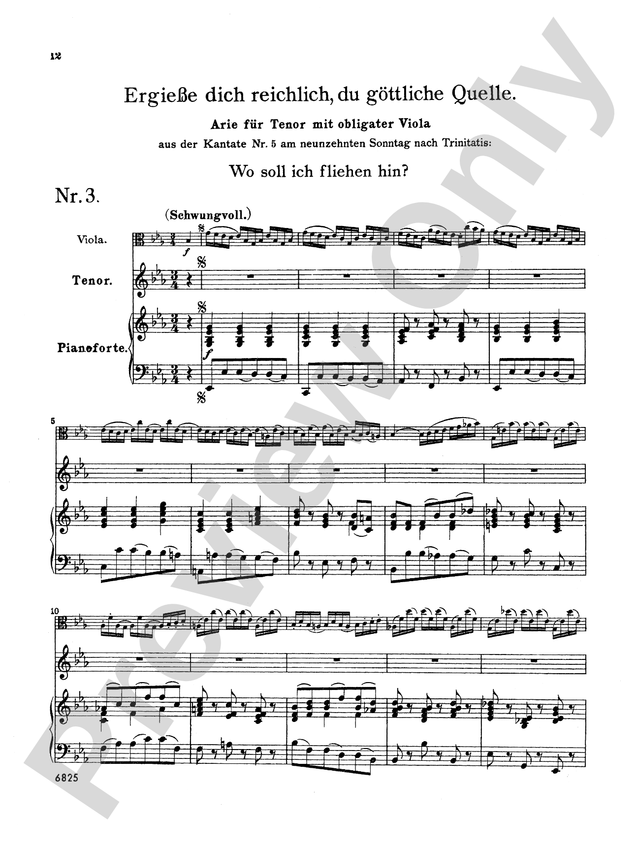 Bach: Tenor Arias, Volume I (German)