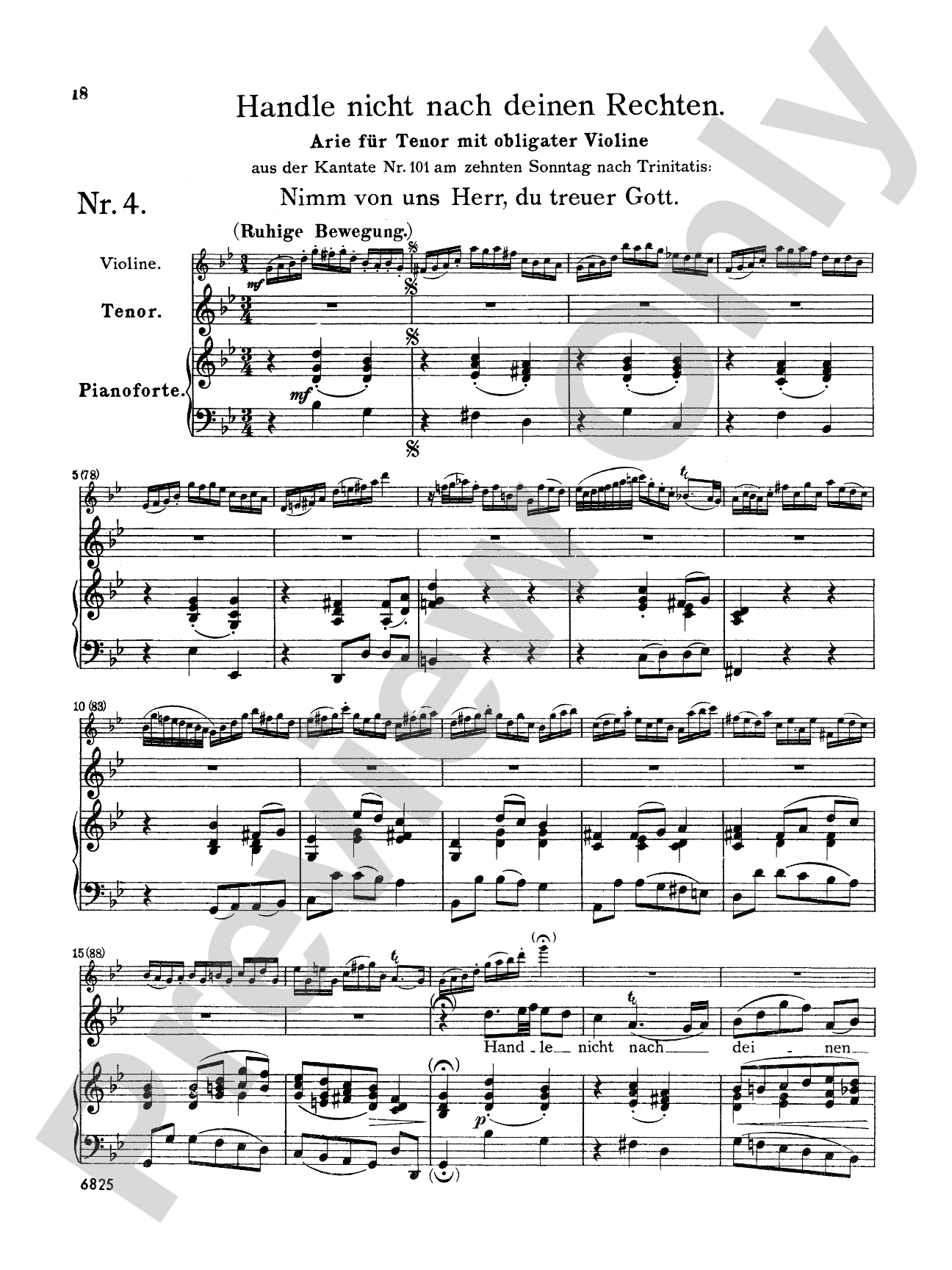 Bach: Tenor Arias, Volume I (German)