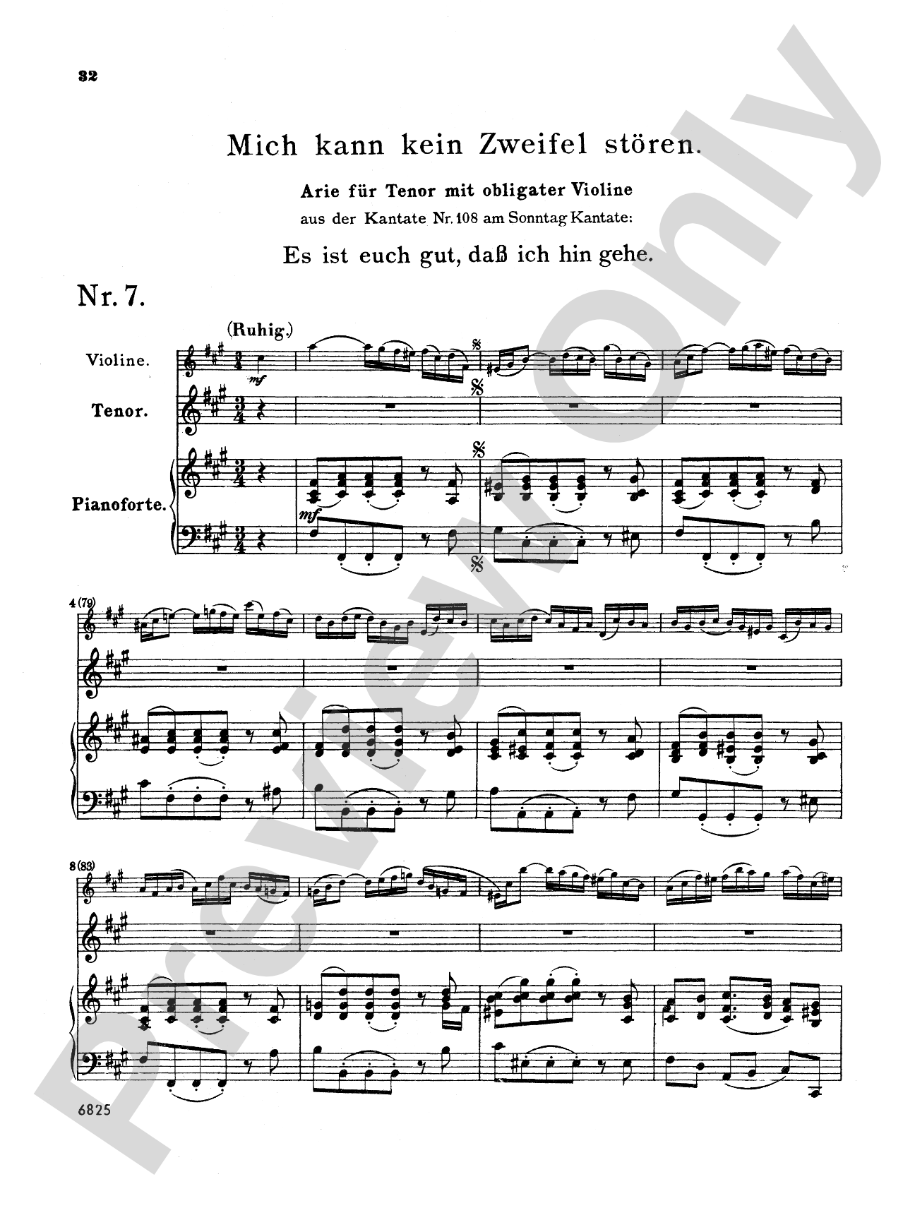 Bach: Tenor Arias, Volume I (German)