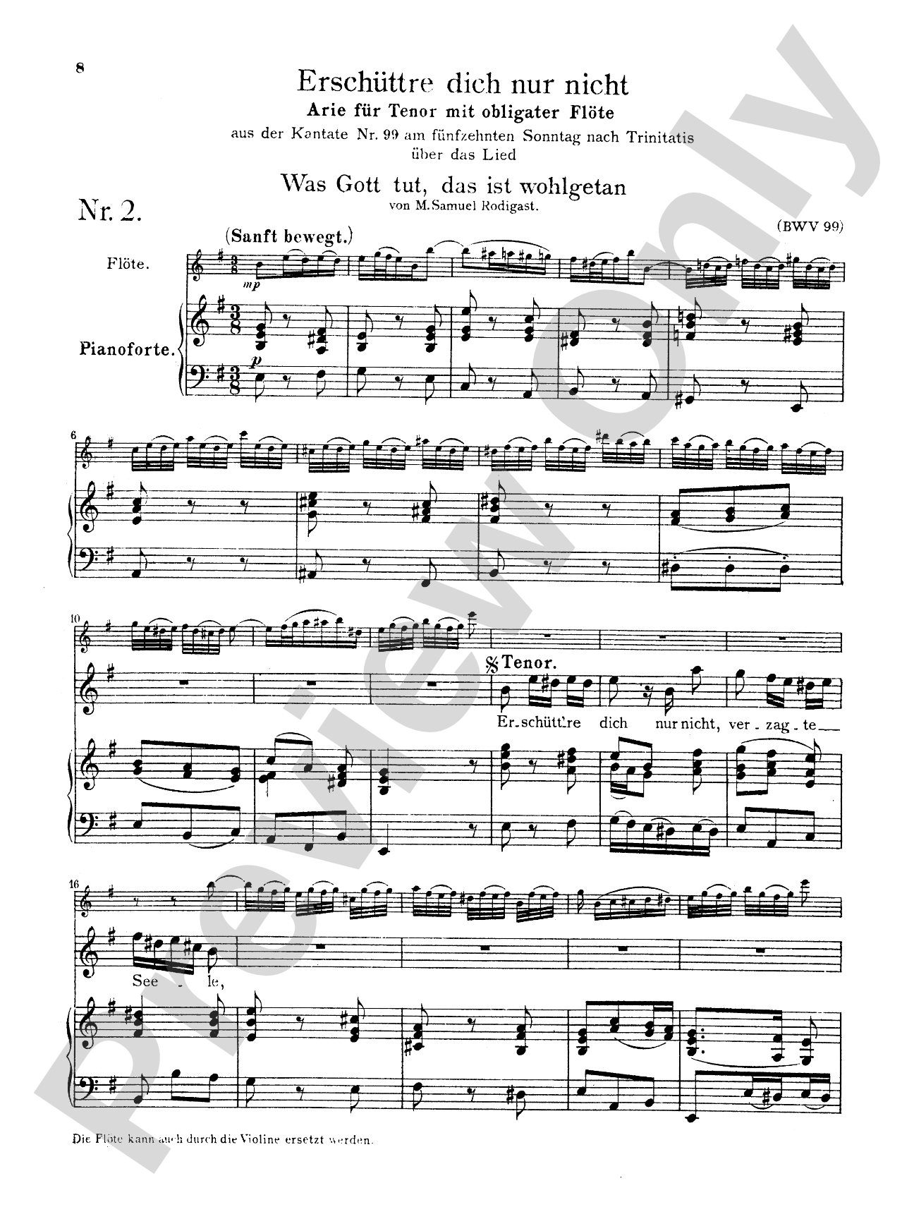 Bach: Tenor Arias, Volume III (German)