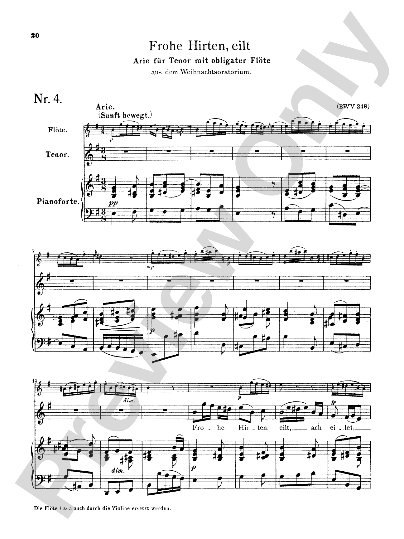 Bach: Tenor Arias, Volume III (German)