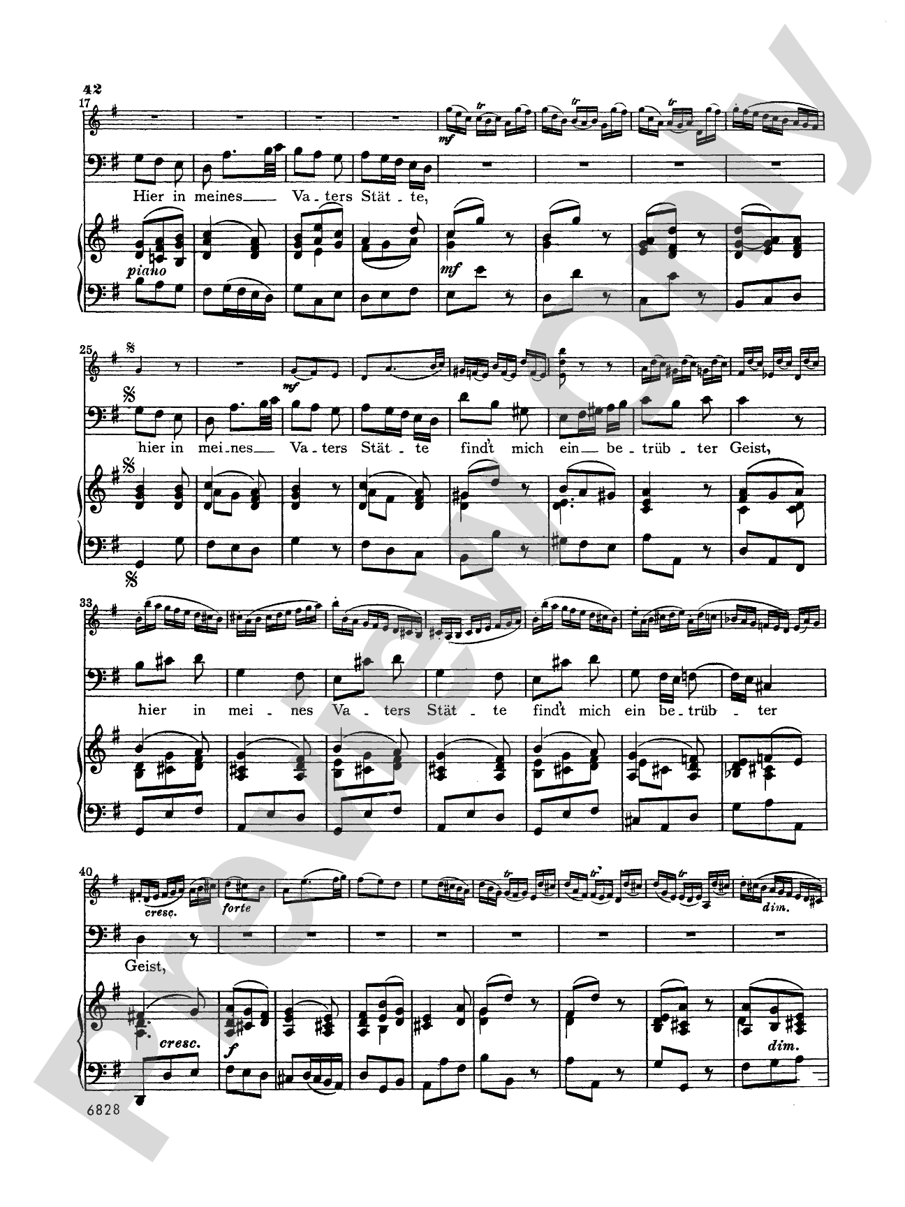 Bach: 12 Bass Arias from Church Cantatas (German)