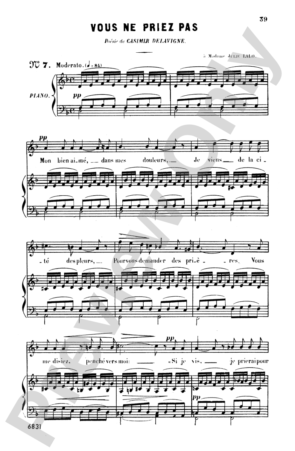Bizet: Twenty Melodies-- Soprano or Tenor (French)