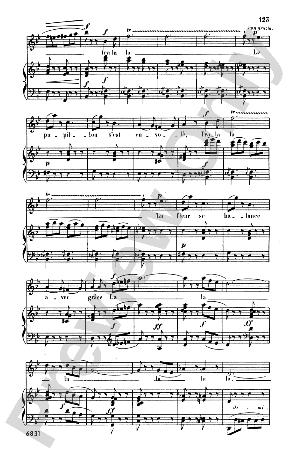 Bizet: Twenty Melodies-- Soprano or Tenor (French)