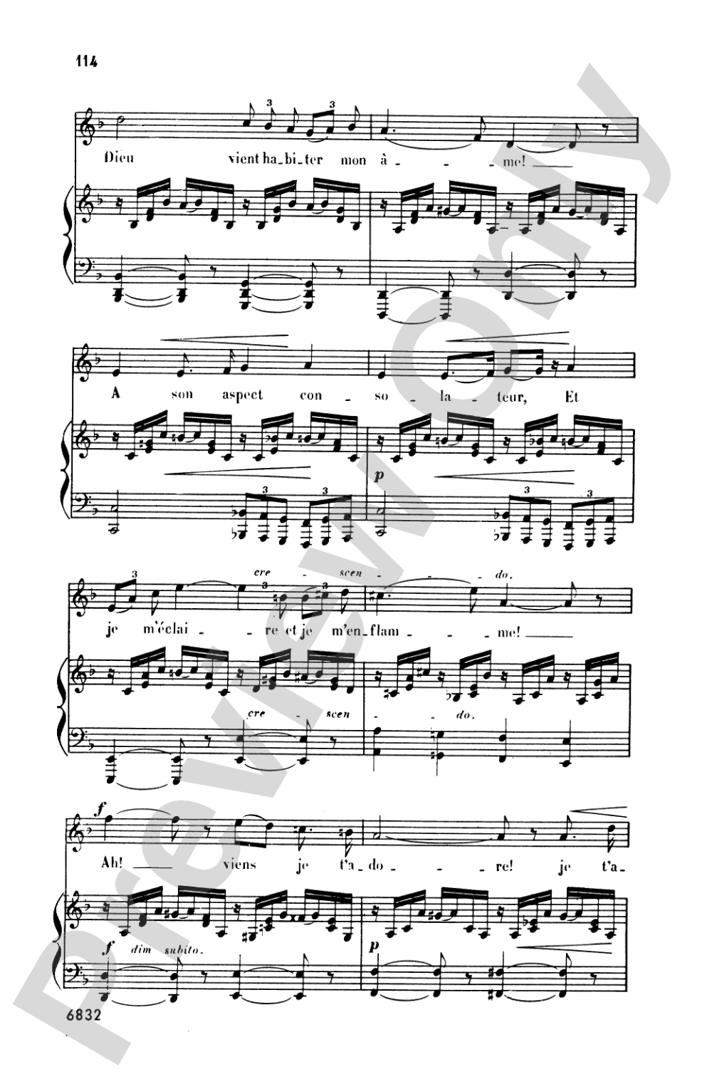 Bizet: Twenty Melodies-- Mezzo-Soprano or Baritone (French)