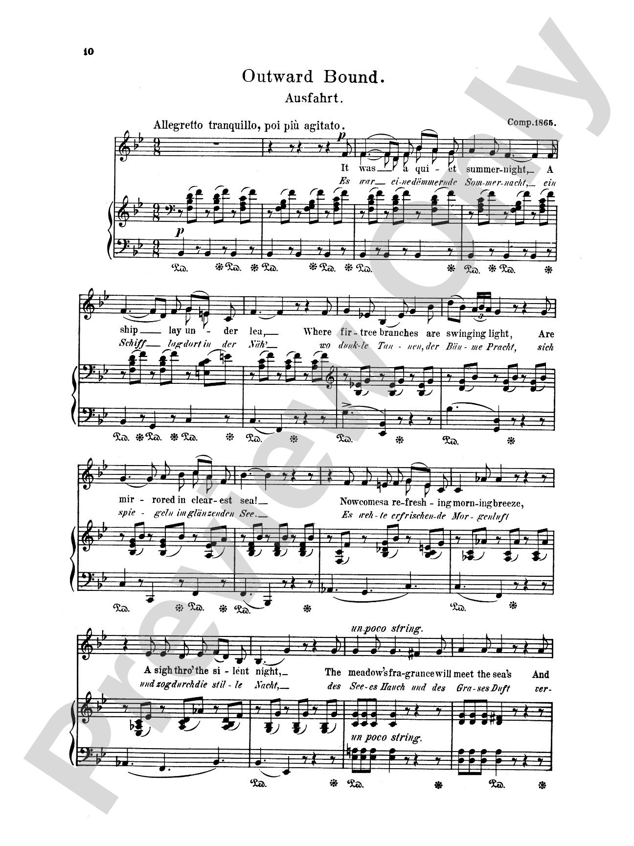 Grieg: Selected Songs for Low Voice-- 36 Songs (English/German)