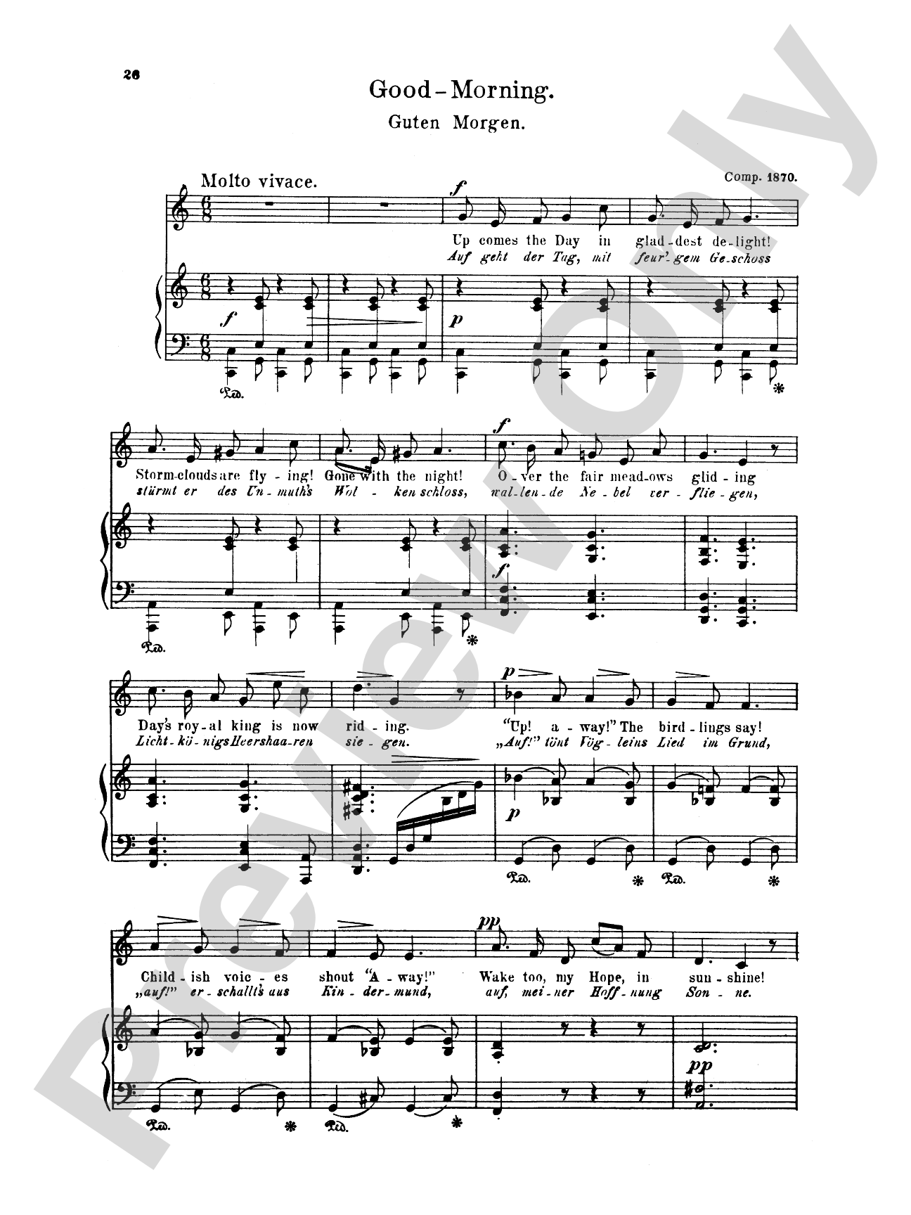 Grieg: Selected Songs for Low Voice-- 36 Songs (English/German)