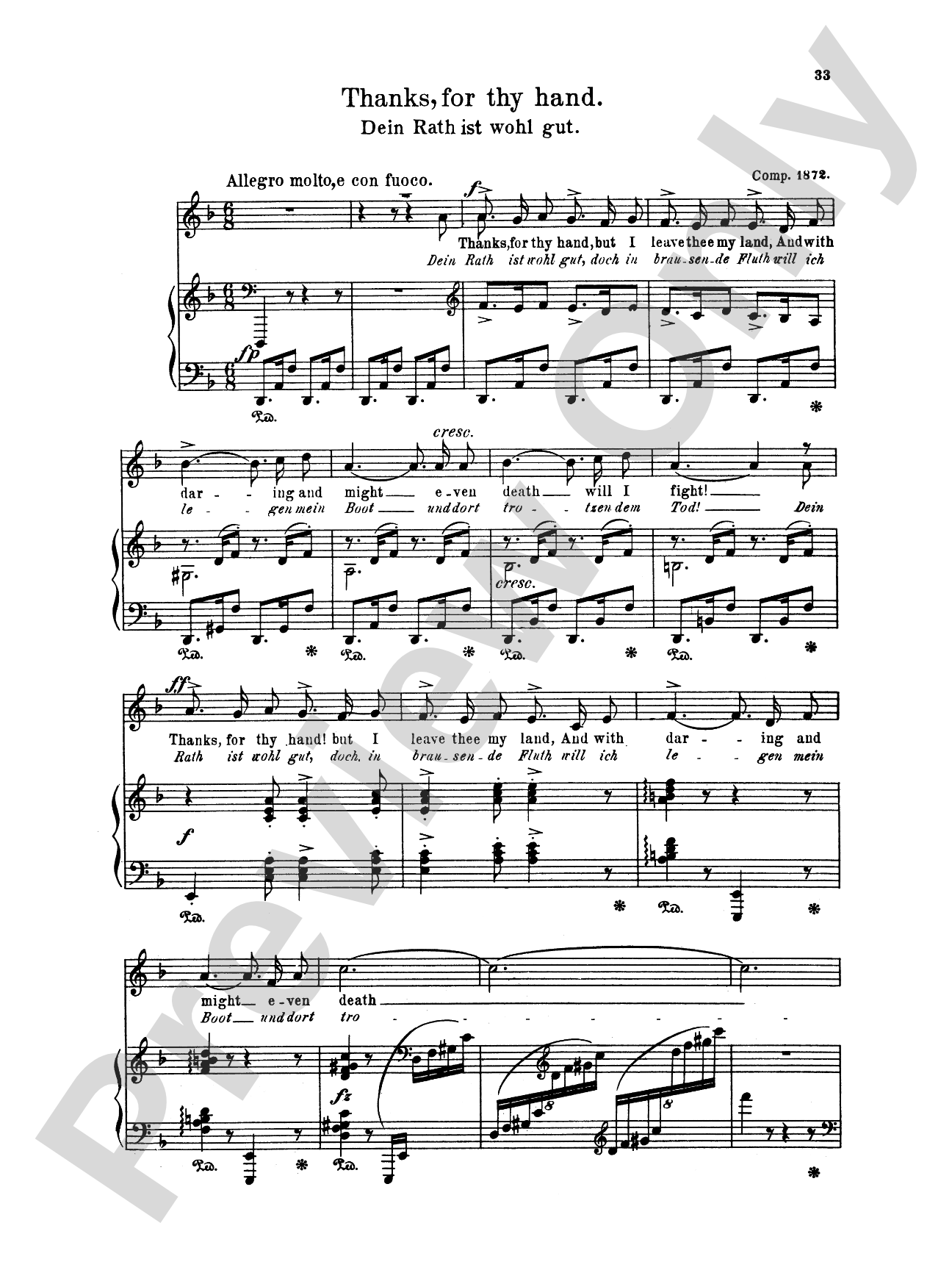 Grieg: Selected Songs for Low Voice-- 36 Songs (English/German)