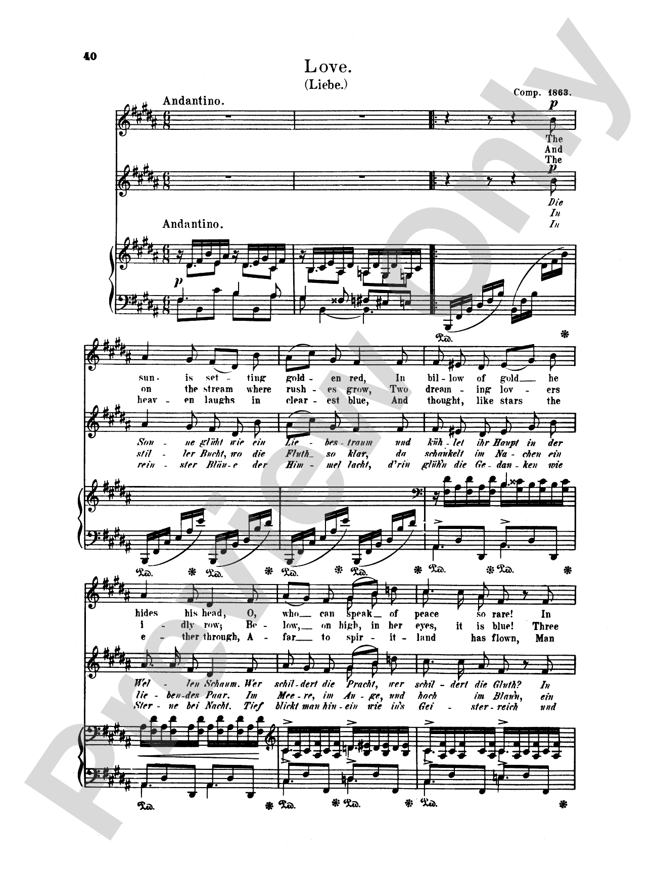 Grieg: Selected Songs for Low Voice-- 36 Songs (English/German)