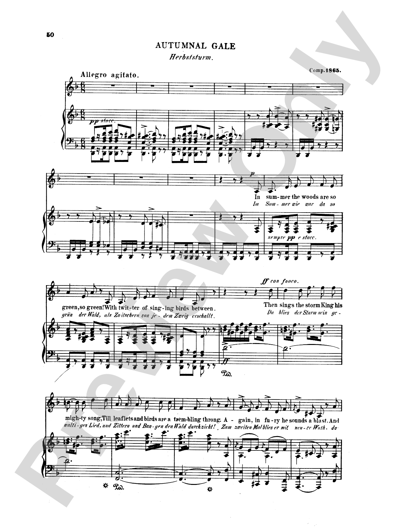 Grieg: Selected Songs for Low Voice-- 36 Songs (English/German)